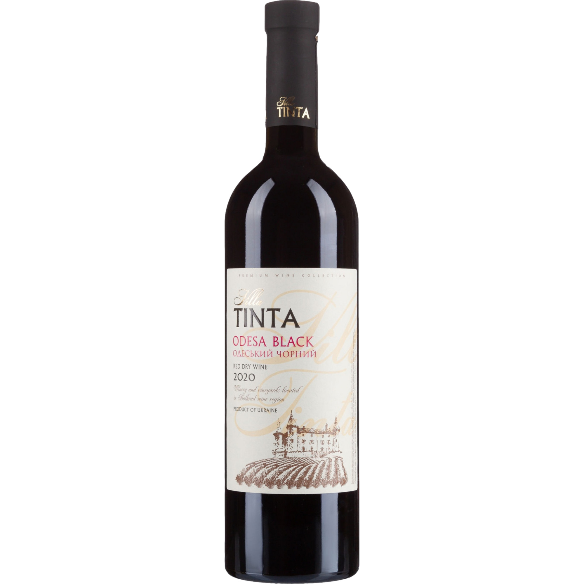 Villa Tinta Premium Odessa Black, Schwarzes Meer, Schwarzes Meer, 2020, Rotwein