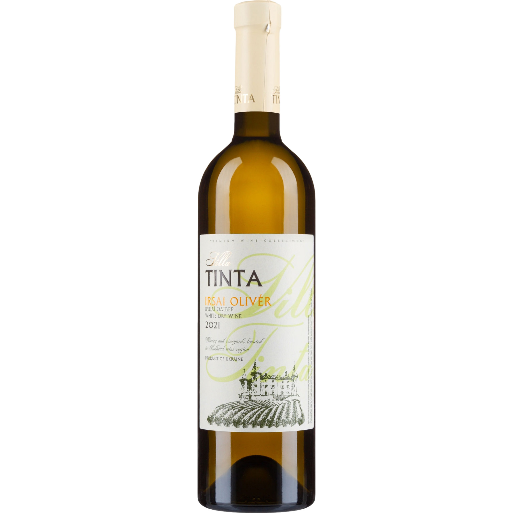 Villa Tinta Premium Irsai Oliver, Schwarzes Meer, Schwarzes Meer, 2021, Weißwein