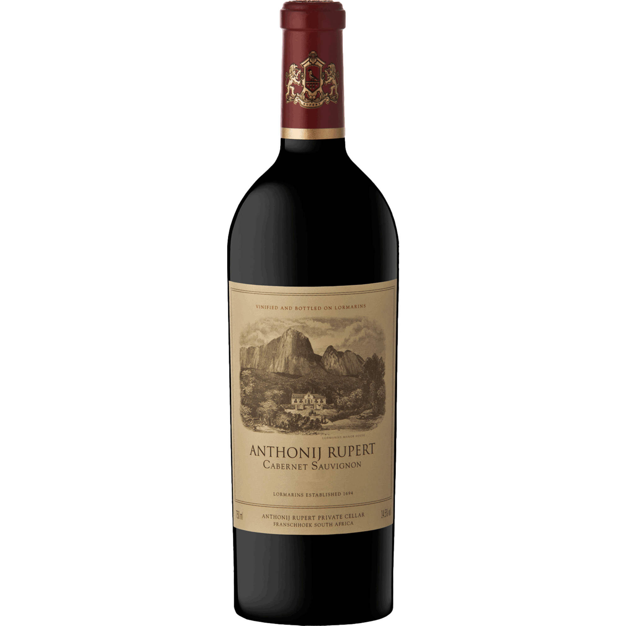 Anthonij Rupert Cabernet Sauvignon, WO Franschhoek, Western Cape, 2021, Rotwein