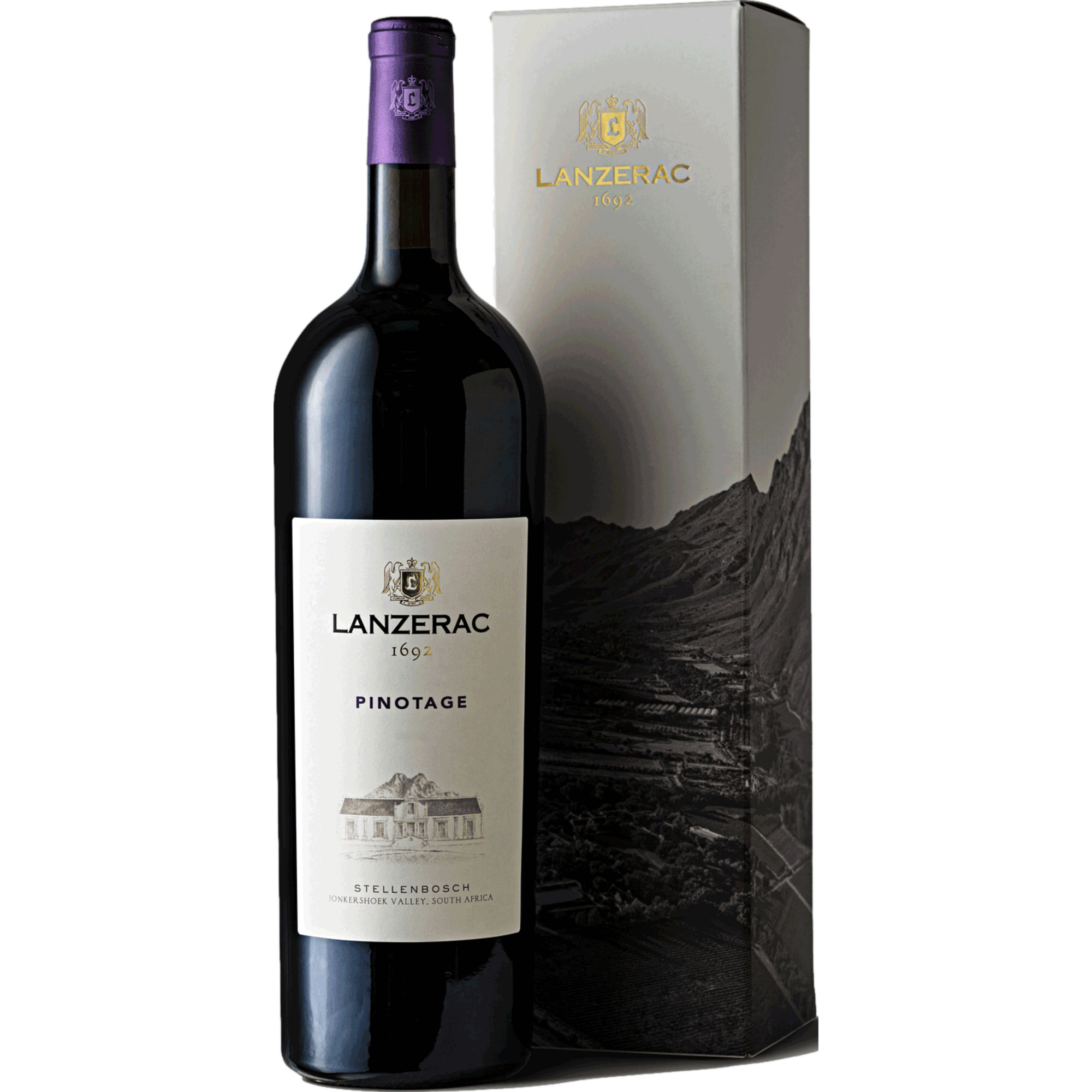 Lanzerac Pinotage, WO Stellenbosch, Magnum, Western Cape, 2021, Rotwein