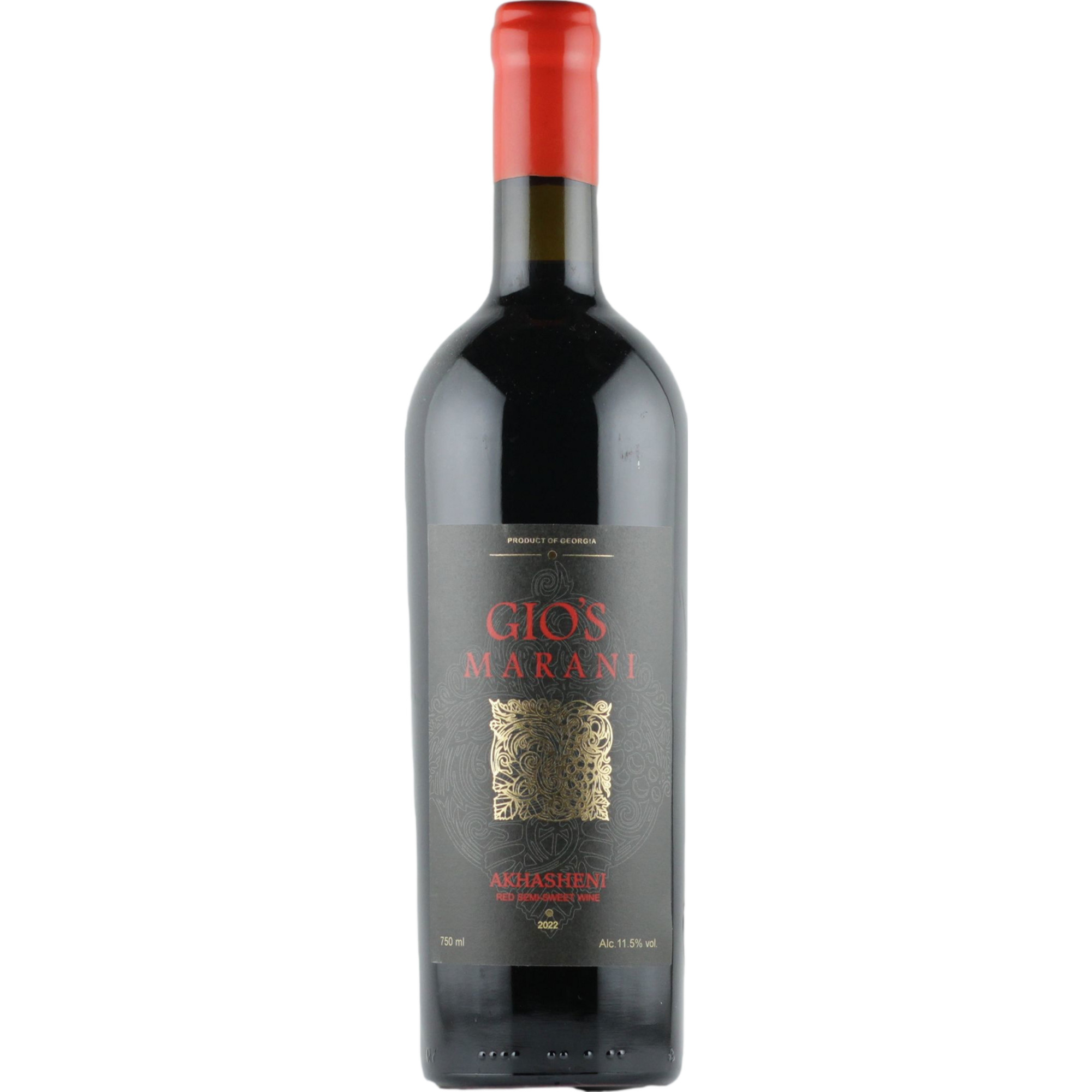 Gios Marani Akhasheni, Lieblich, Georgien, Kakheti, 2022, Rotwein