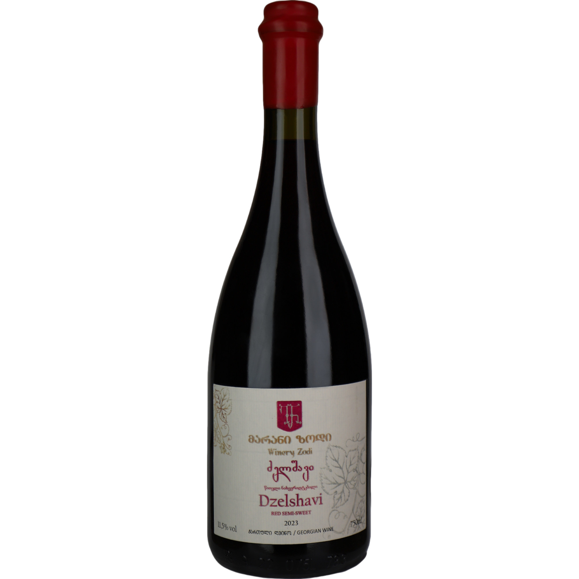 Marani Zodi Dzelshavi, Lieblich, Georgien, Imereti, 2023, Rotwein