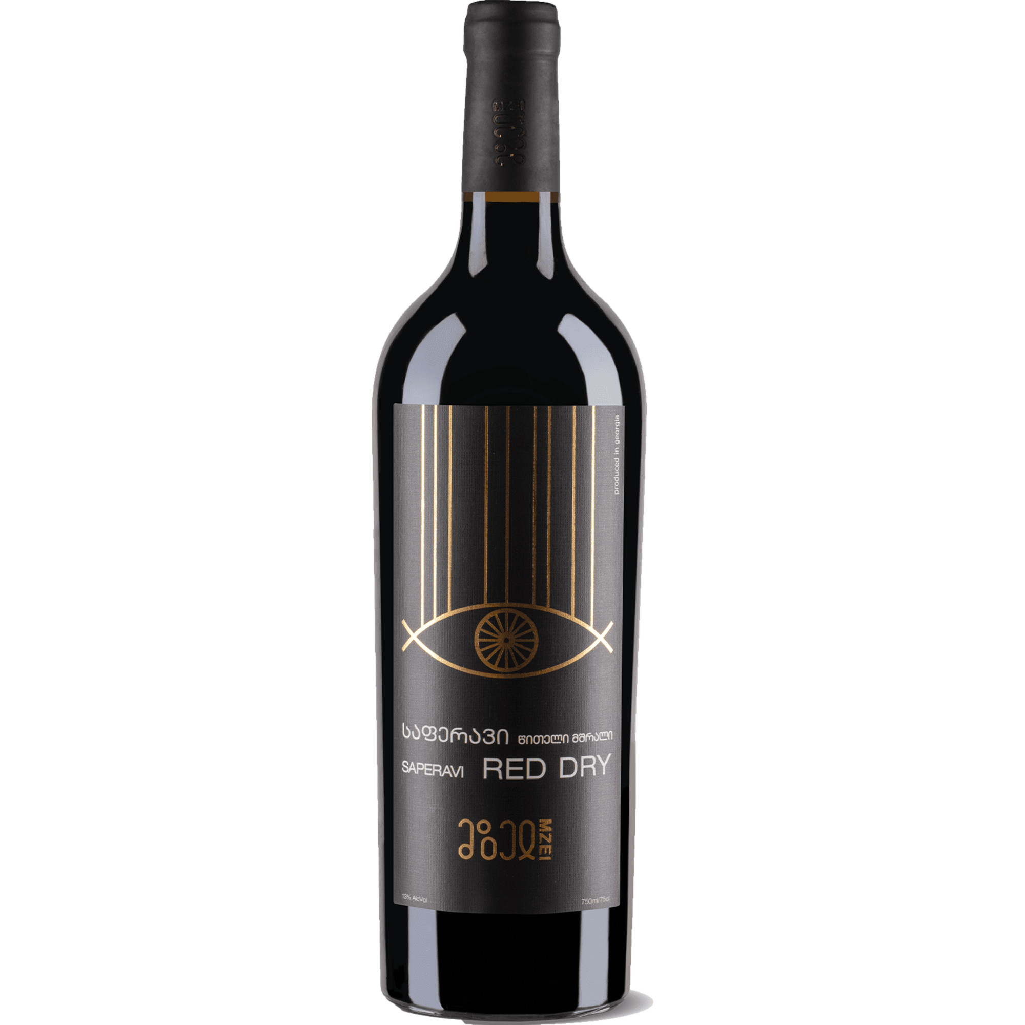 Mzei Saperavi Red, Trocken, Georgien, Kakheti, 2018, Rotwein