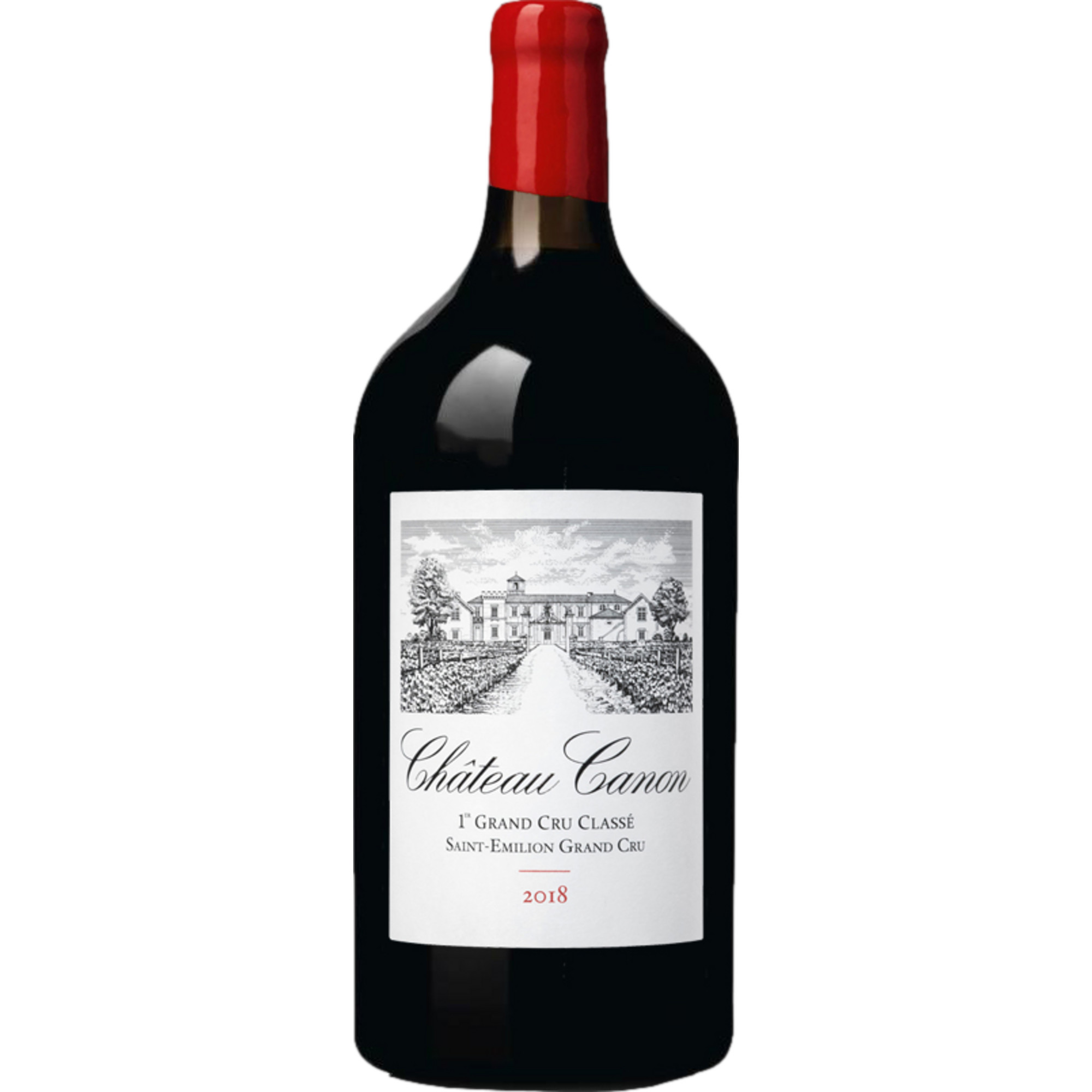 Château Canon, Saint-Emilion AOP, 1er Grand Cru Classé B, 3,0 L, Bordeaux, 2018, Rotwein
