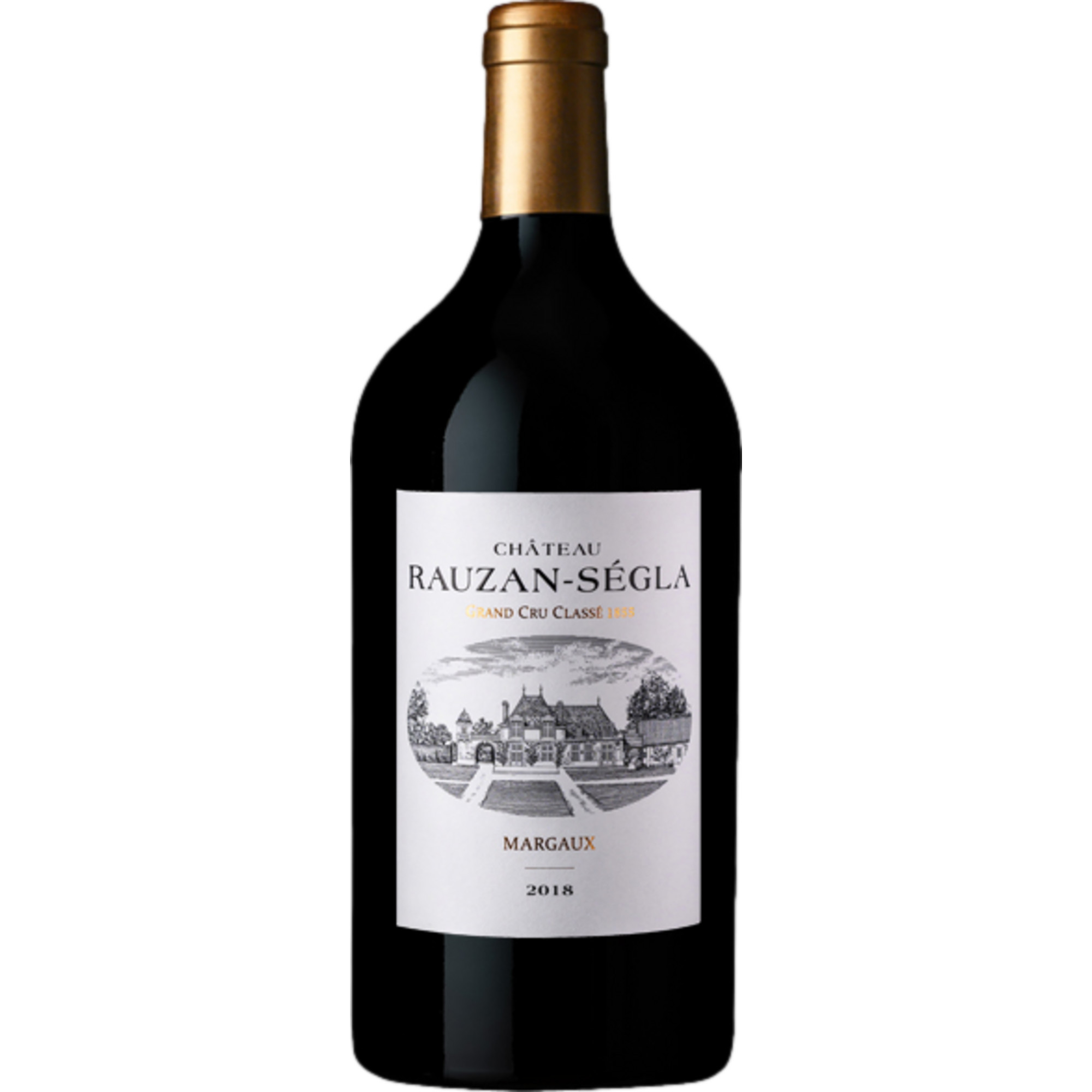 Château Rauzan Ségla, Margaux AOP, 2ème Cru Classé, Doppelmagnum, Bordeaux, 2018, Rotwein
