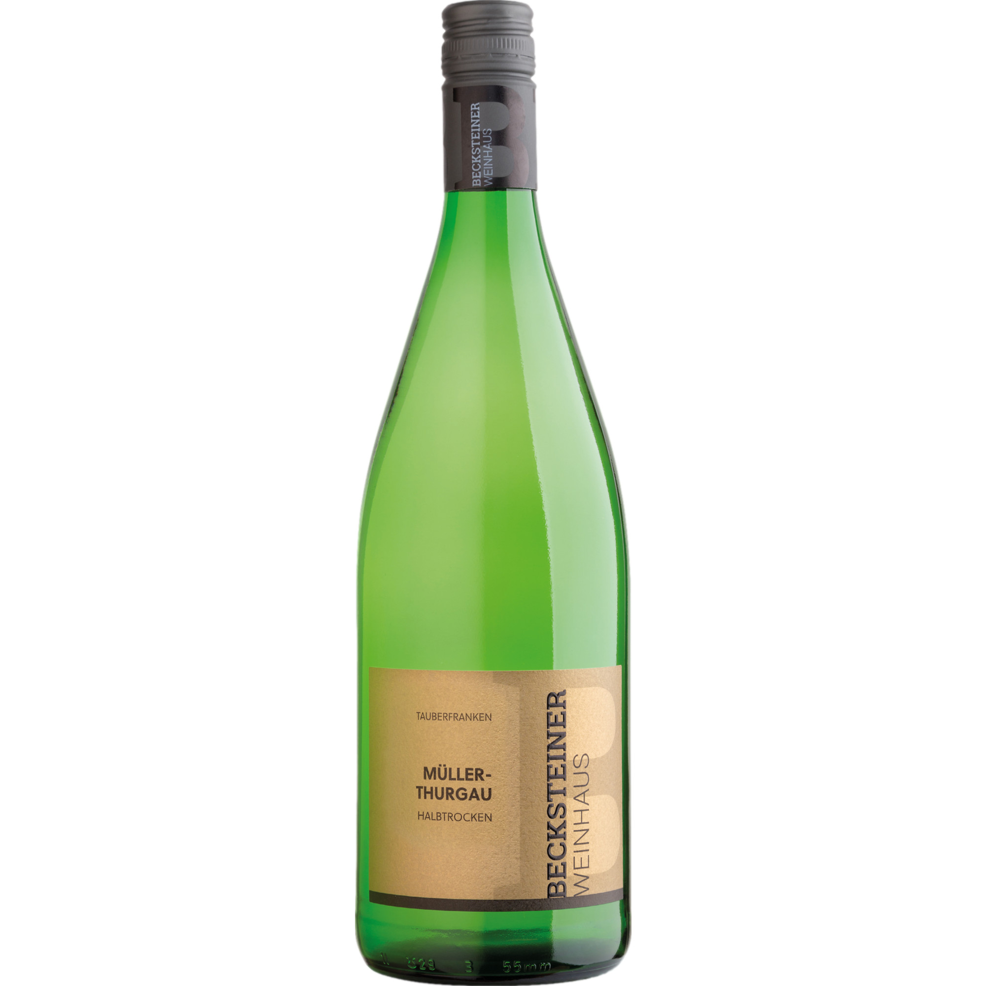 Becksteiner Winzer Weinhaus Müller-Thurgau, Halbtrocken, Baden, 1 Liter, Baden, 2024, Weißwein