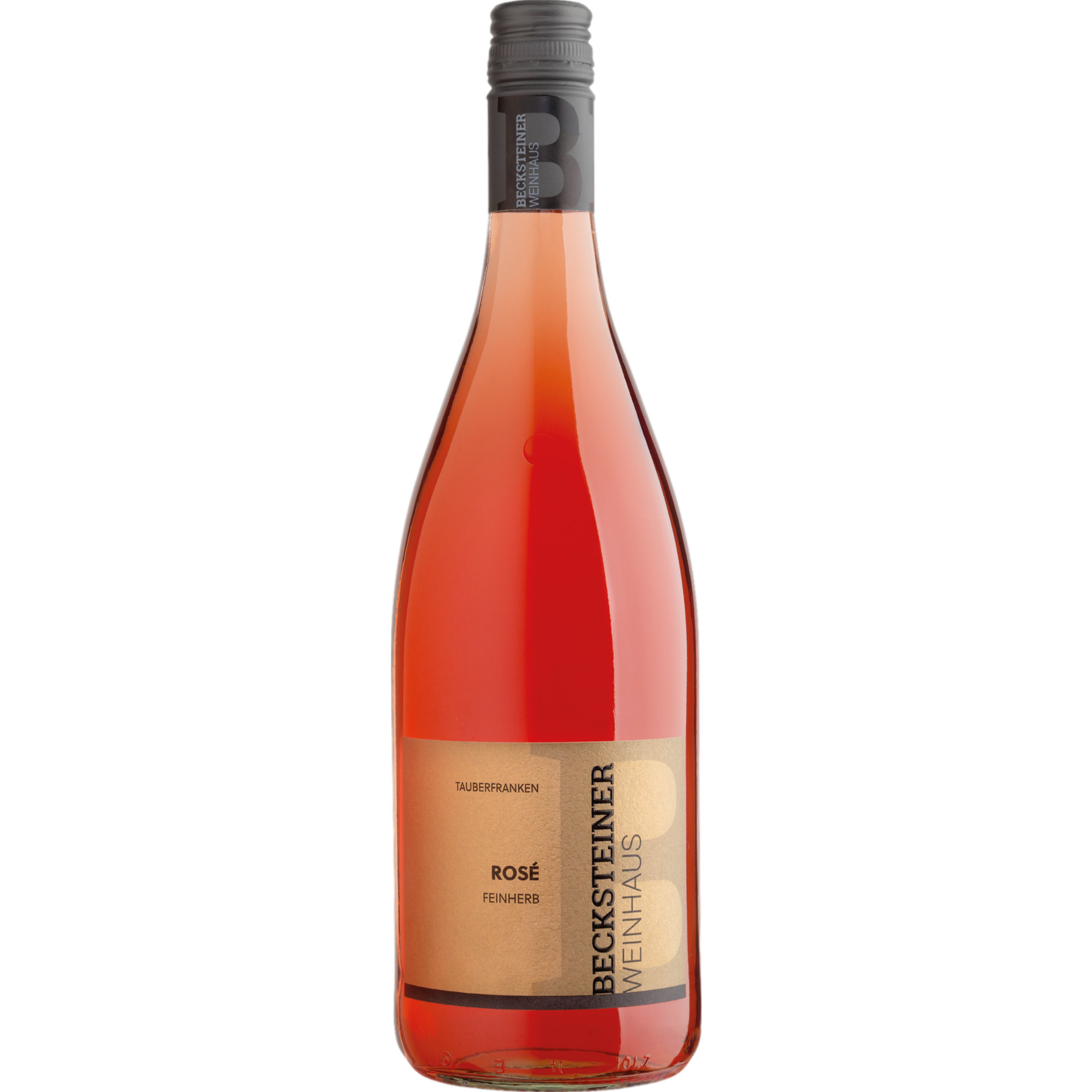 Becksteiner Winzer Weinhaus Schwarzriesling Rosé, Halbtrocken, Baden, 1 Liter, Baden, 2024, Roséwein
