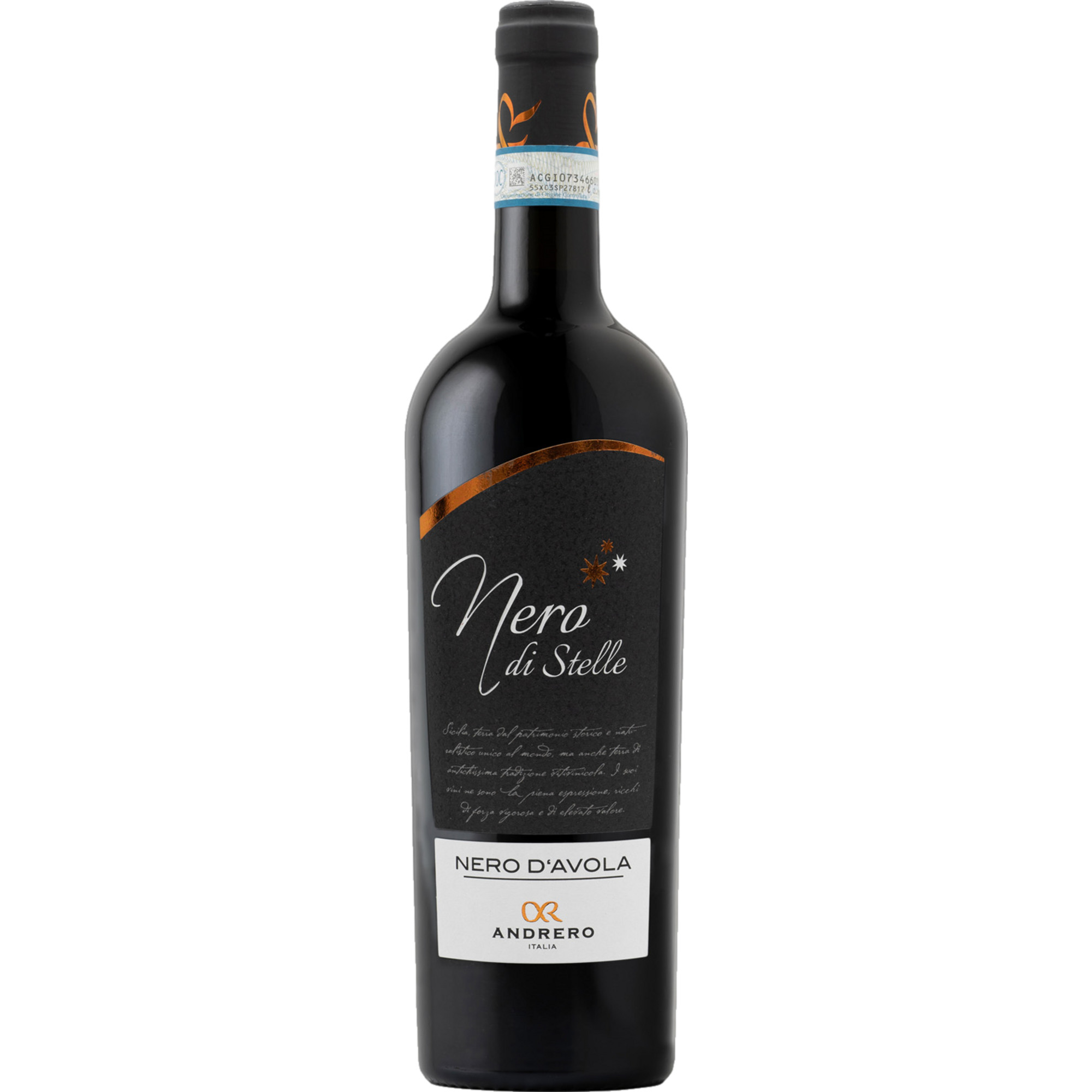 Andrero Nero di Stelle Nero d`Avola, Sicilia DOC, Sizilien, 2023, Rotwein