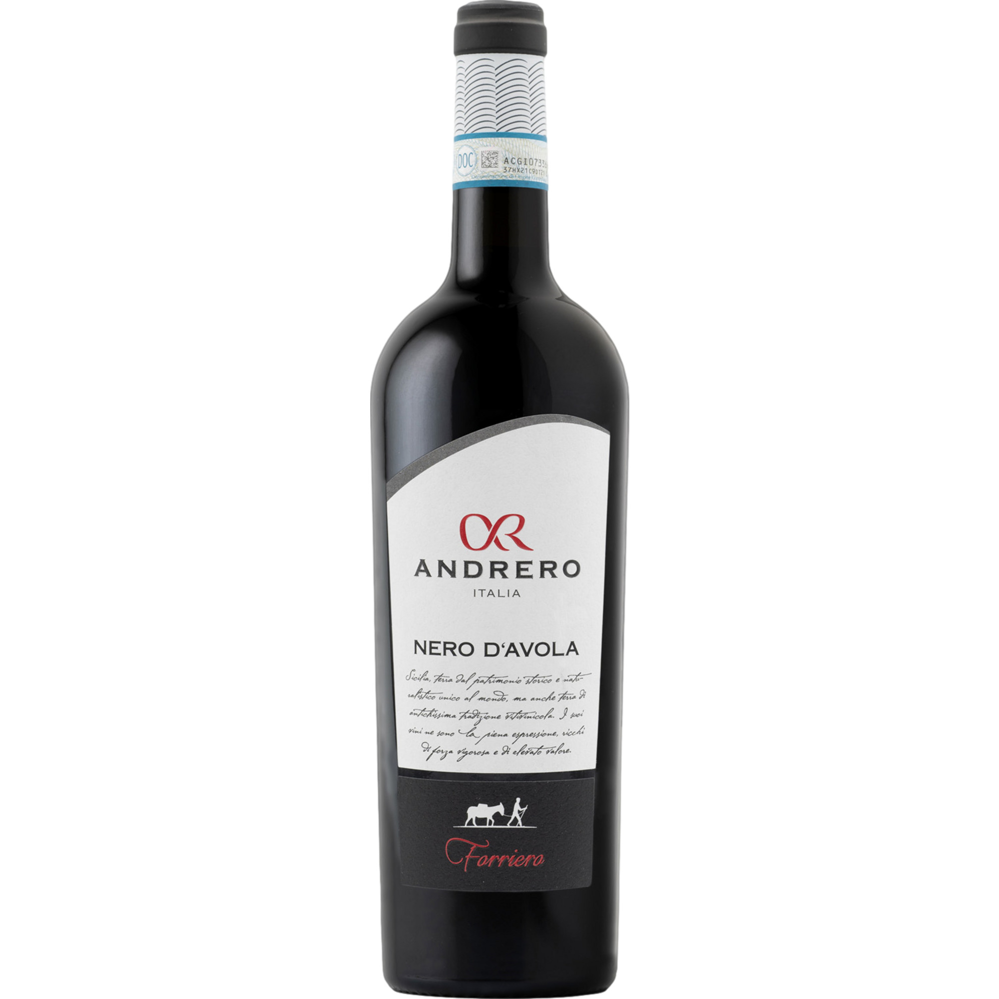 Andrero Forriero Nero d`Avola, Sicilia DOC, Sizilien, 2023, Rotwein