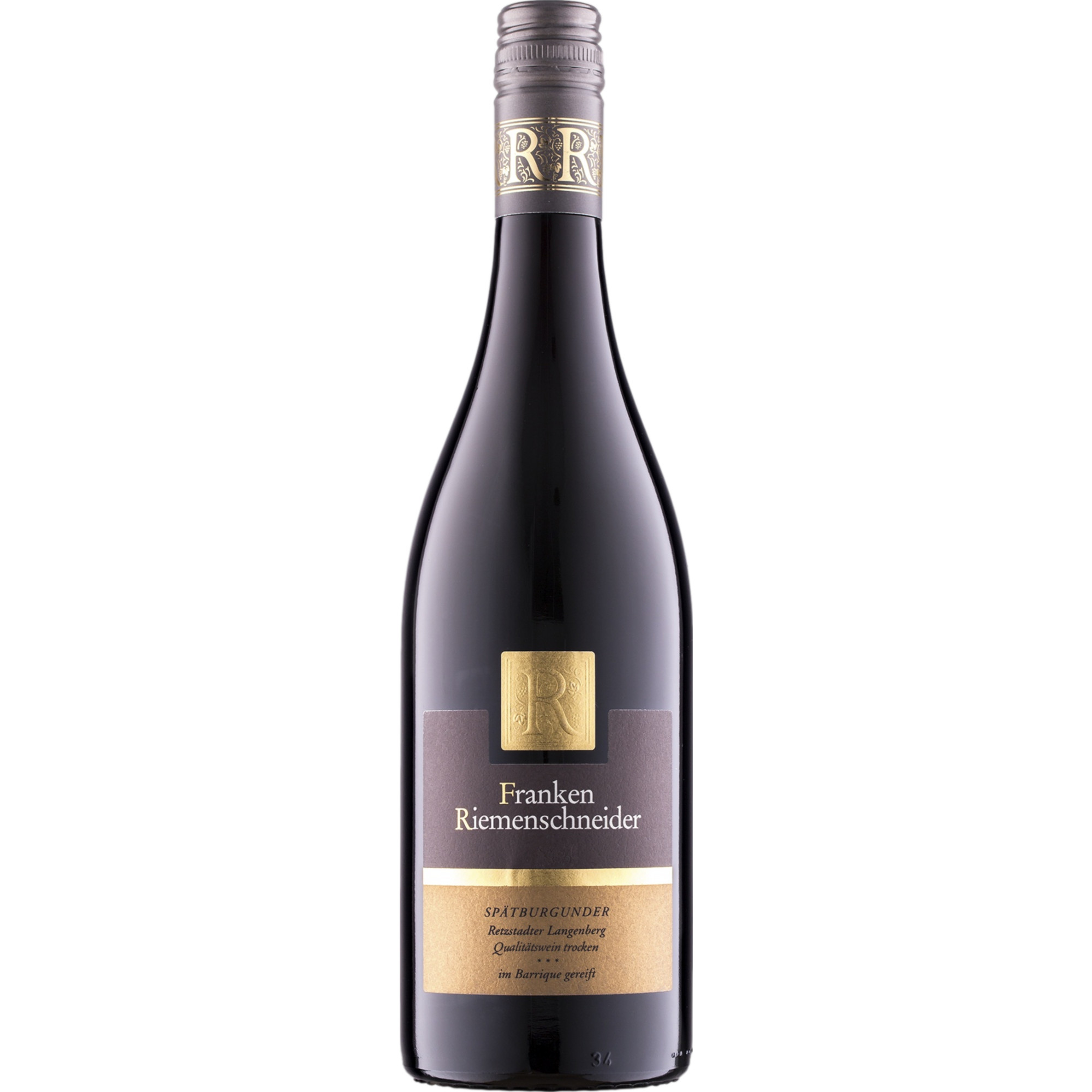 Retzstadter Langenberg Spätburgunder Barrique, Trocken, Franken, Franken, 2018, Rotwein