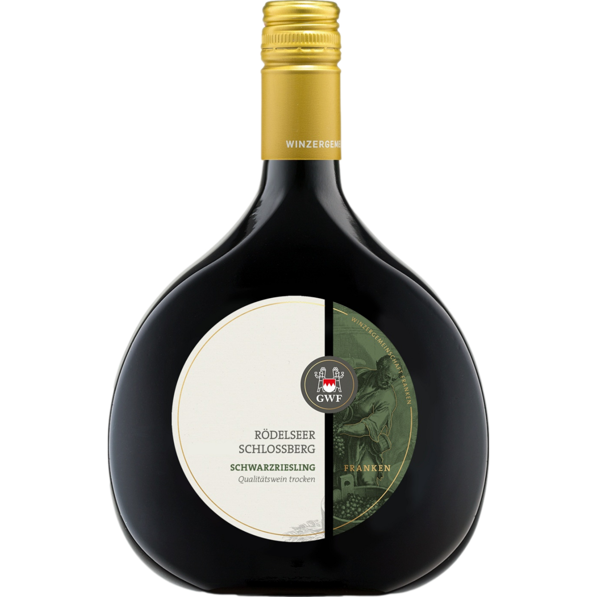 Rödelseer Schloßberg Schwarzriesling, Trocken, Franken, Franken, 2023, Rotwein