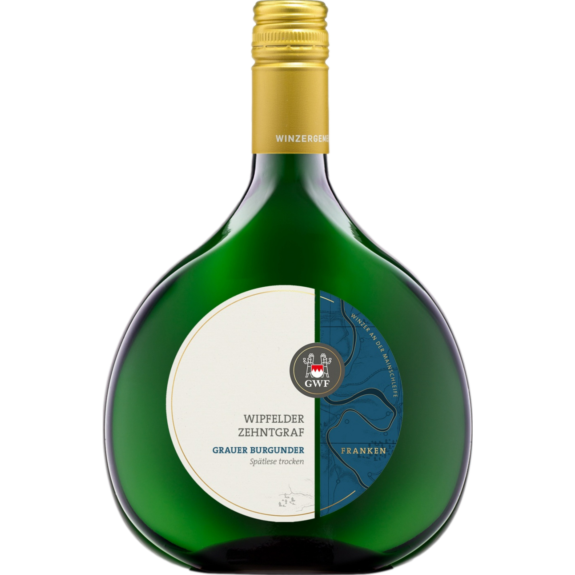 Wipfelder Zehntgraf Grauer Burgunder Spätlese, Trocken, Franken, Franken, 2023, Weißwein