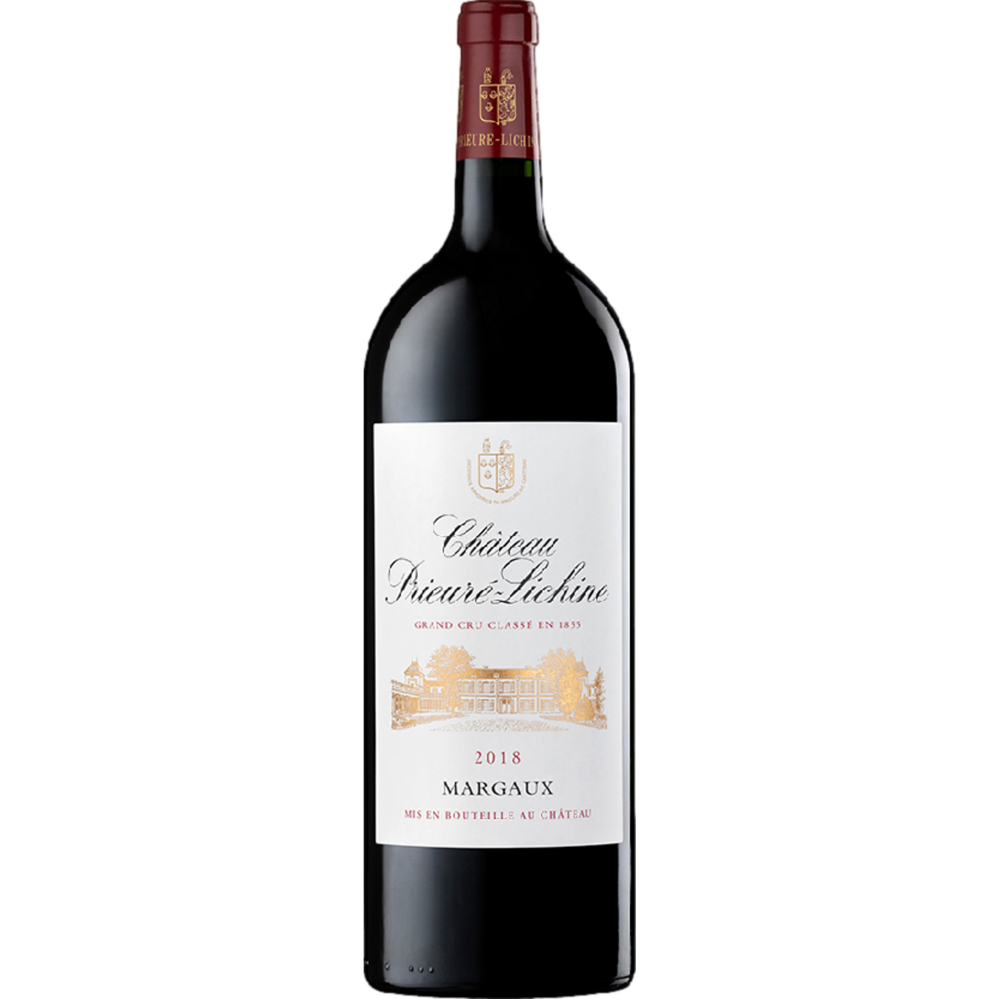 Château Prieuré Lichine, Margaux AOP, 4ème Cru Classé, Magnum, Bordeaux, 2018, Rotwein