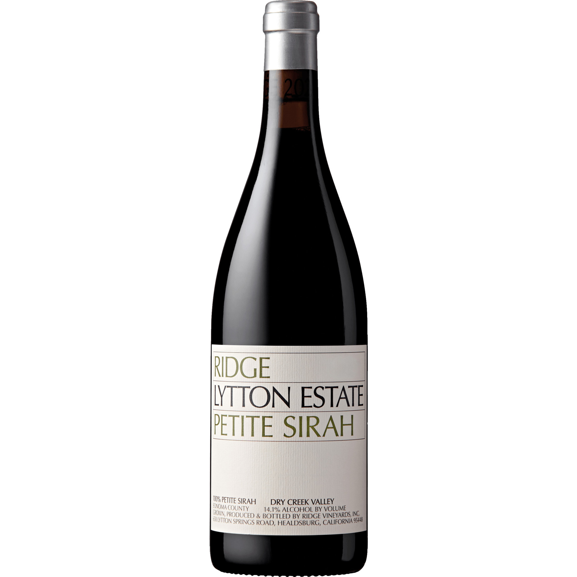 Ridge Lytton Estate Petite Syrah, California, Kalifornien, 2022, Rotwein