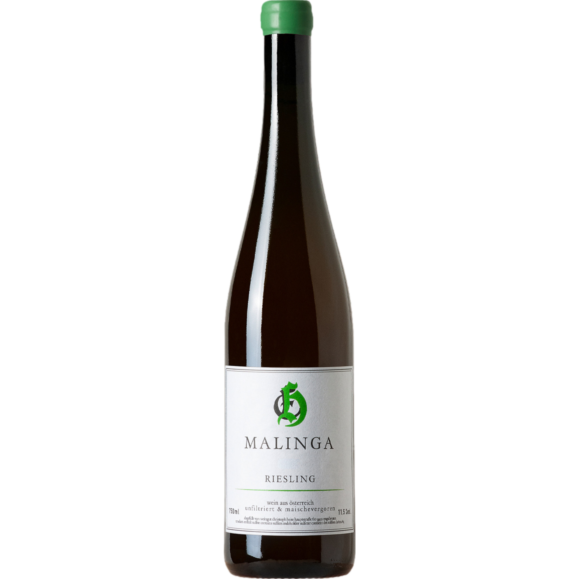 Malinga Riesling Maischegärung Bio, Trocken, Österreich, Niederösterreich, 2018, Weißwein