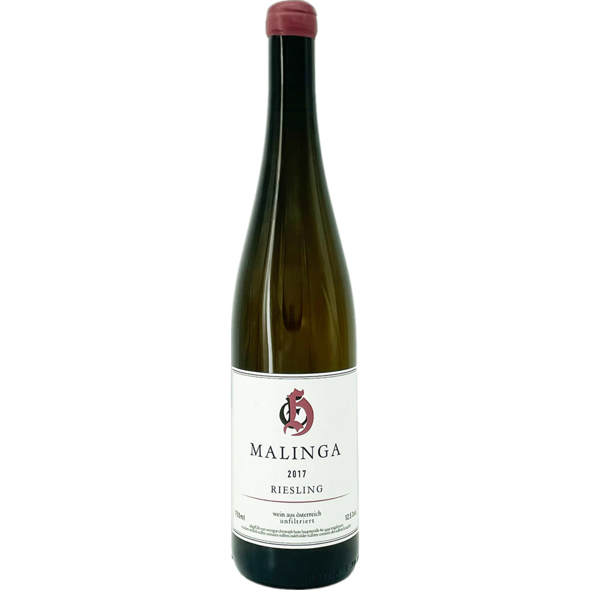 Malinga Riesling Bio, Trocken, Österreich, Niederösterreich, 2017, Weißwein