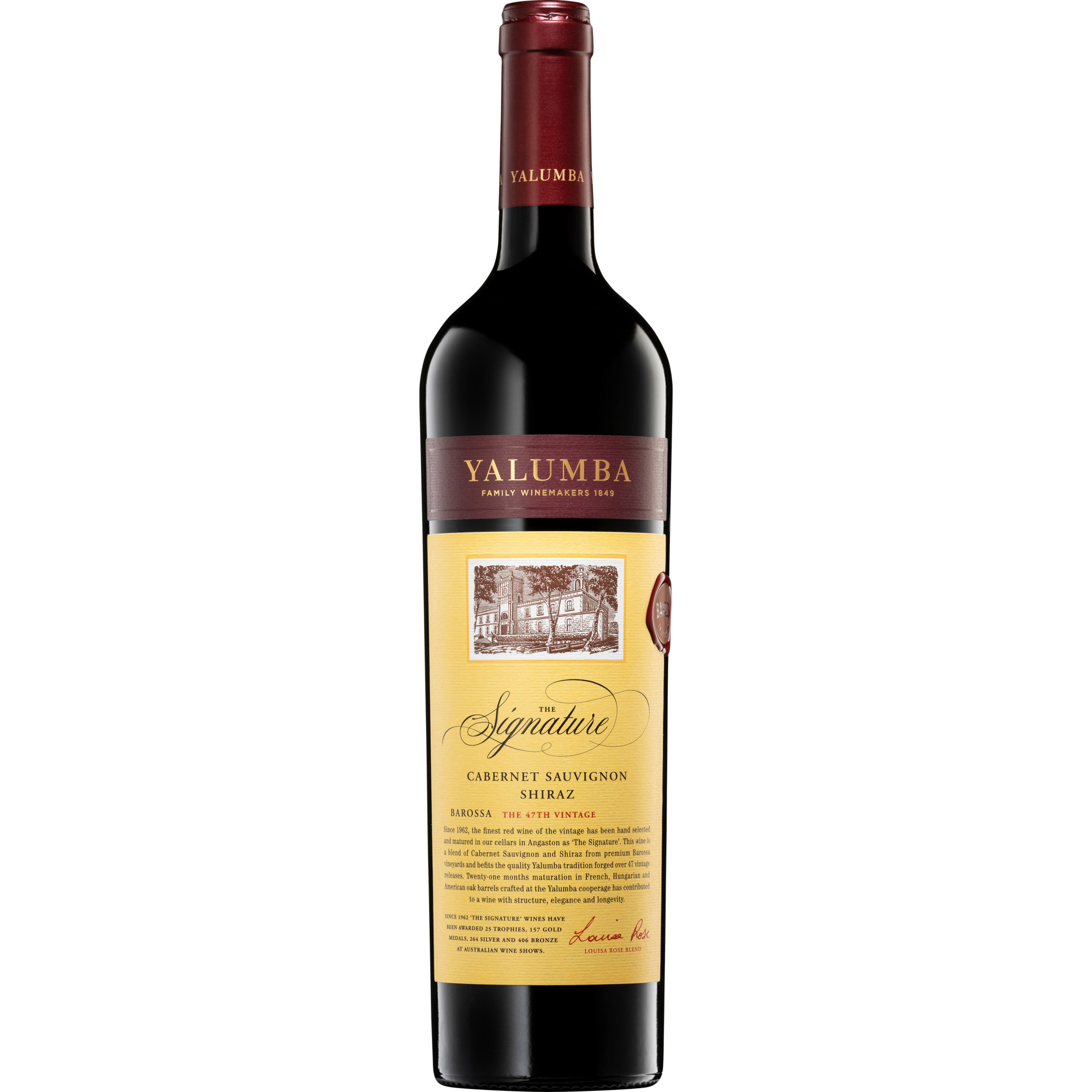 The Signature Cabernet Sauvignon Shiraz, Barossa Valley, South Australia, 2019, Rotwein