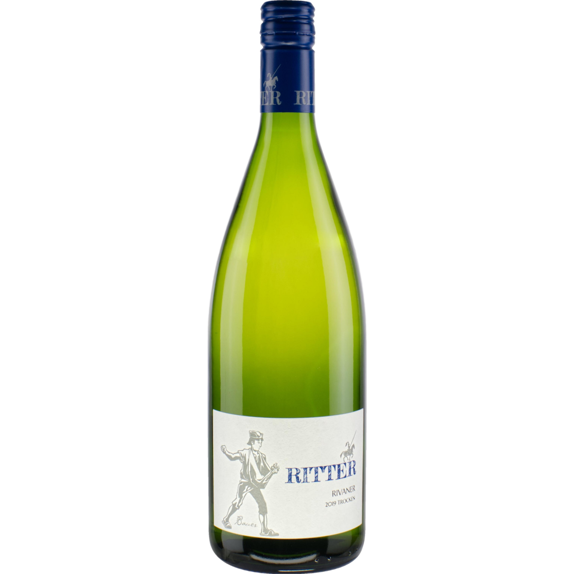 Ritter Rivaner, Trocken, Nahe, 1,0 Liter, Nahe, 2025, Weißwein