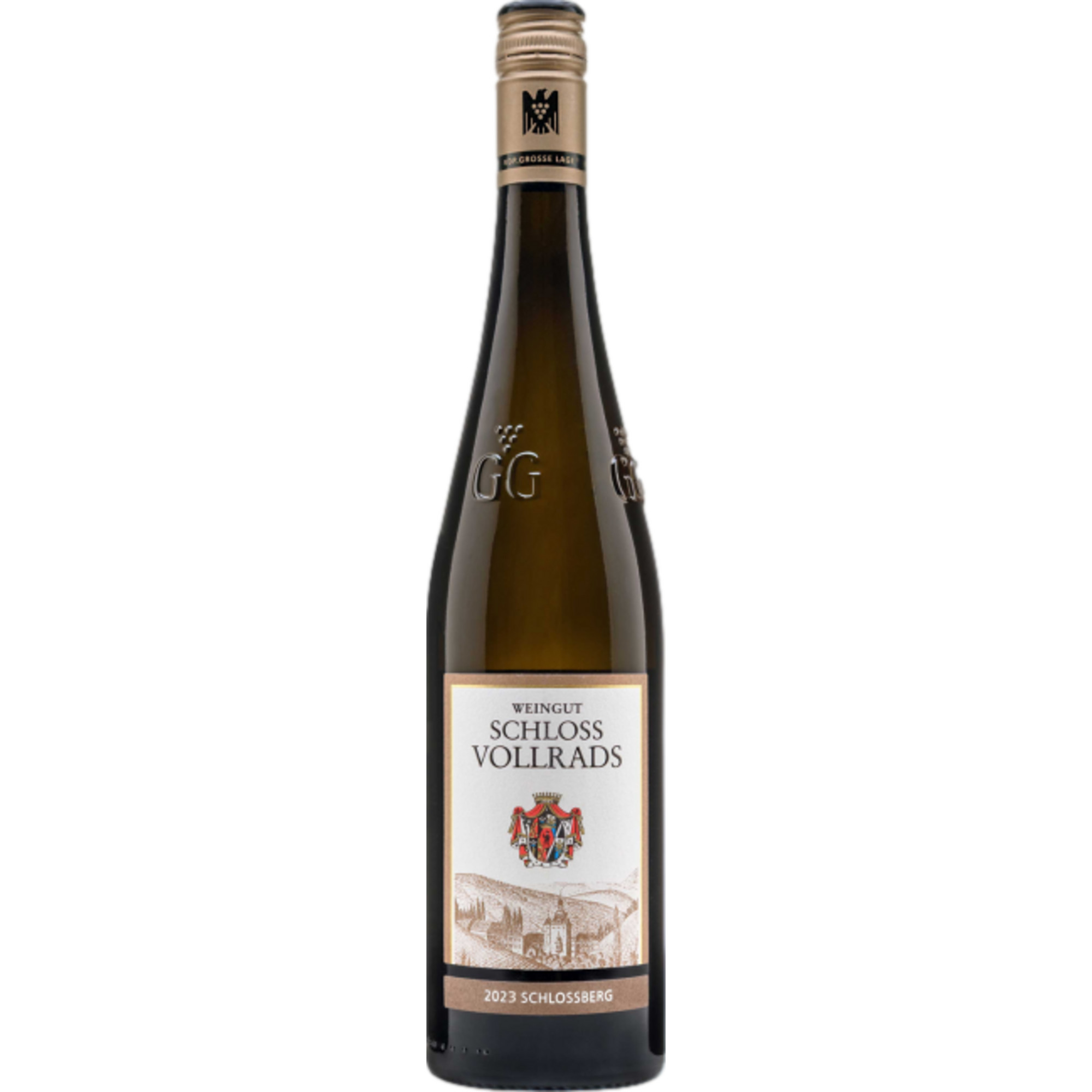 Schloss Vollrads Schlossberg Riesling GG Bio, Trocken, Rheingau, Rheingau, 2023, Weißwein