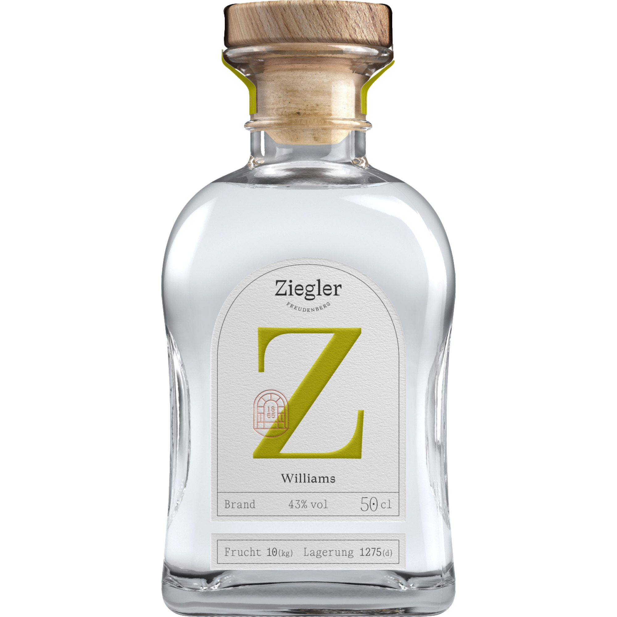 Ziegler Williamsbirne Brand, Deutschland, 0,5 L, 43% Vol., Spirituosen
