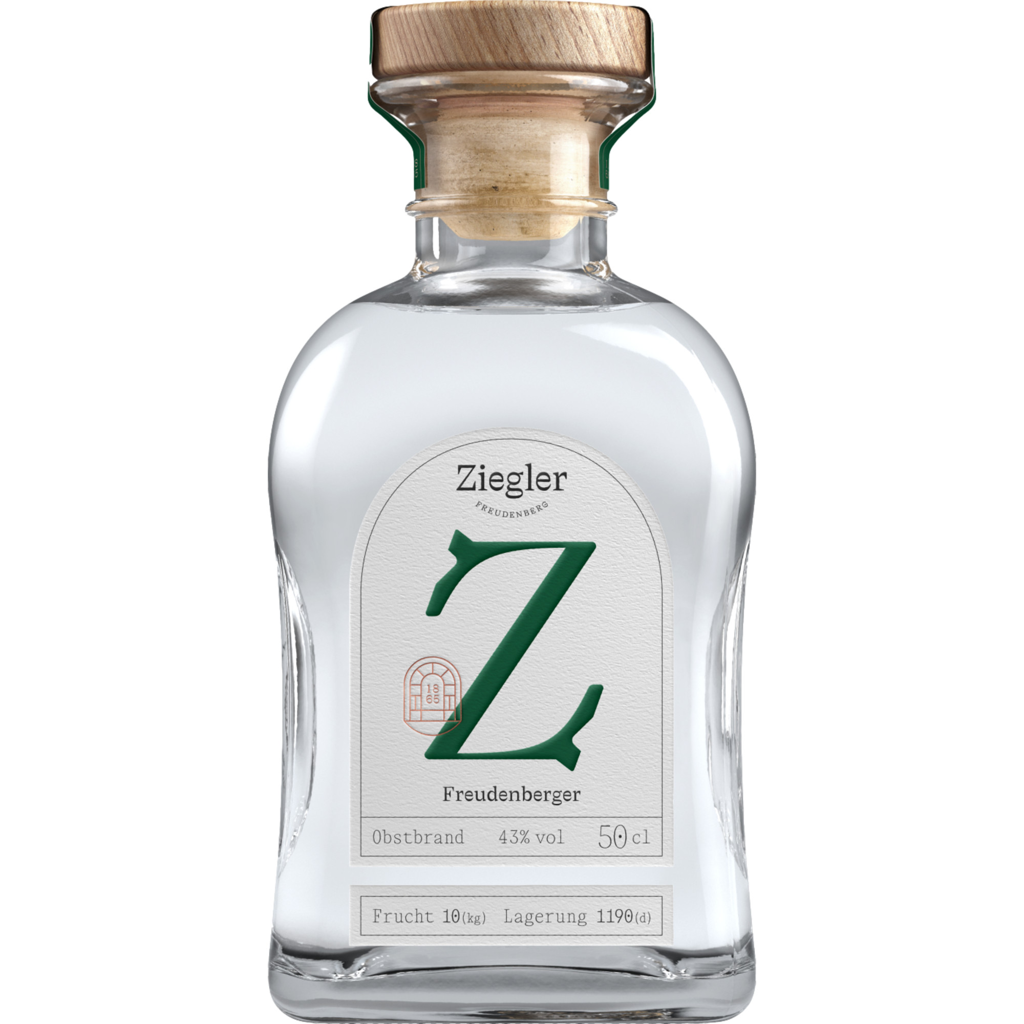 Ziegler Freudenberger Obstbrand, Deutschland, 0,5 L, 43% Vol., Spirituosen