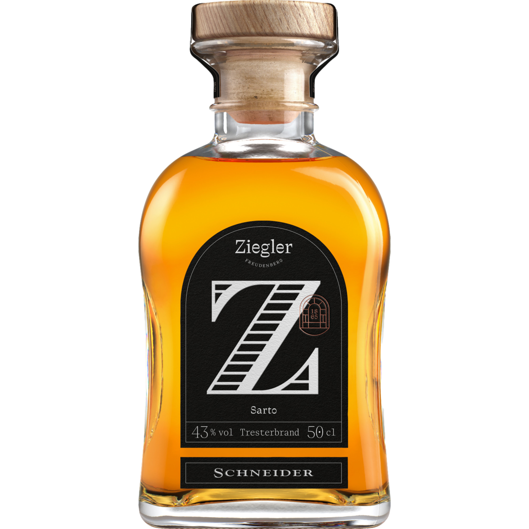 Ziegler Sarto Tresterbrand, Deutschland, 0,5 L, 43% Vol., Spirituosen