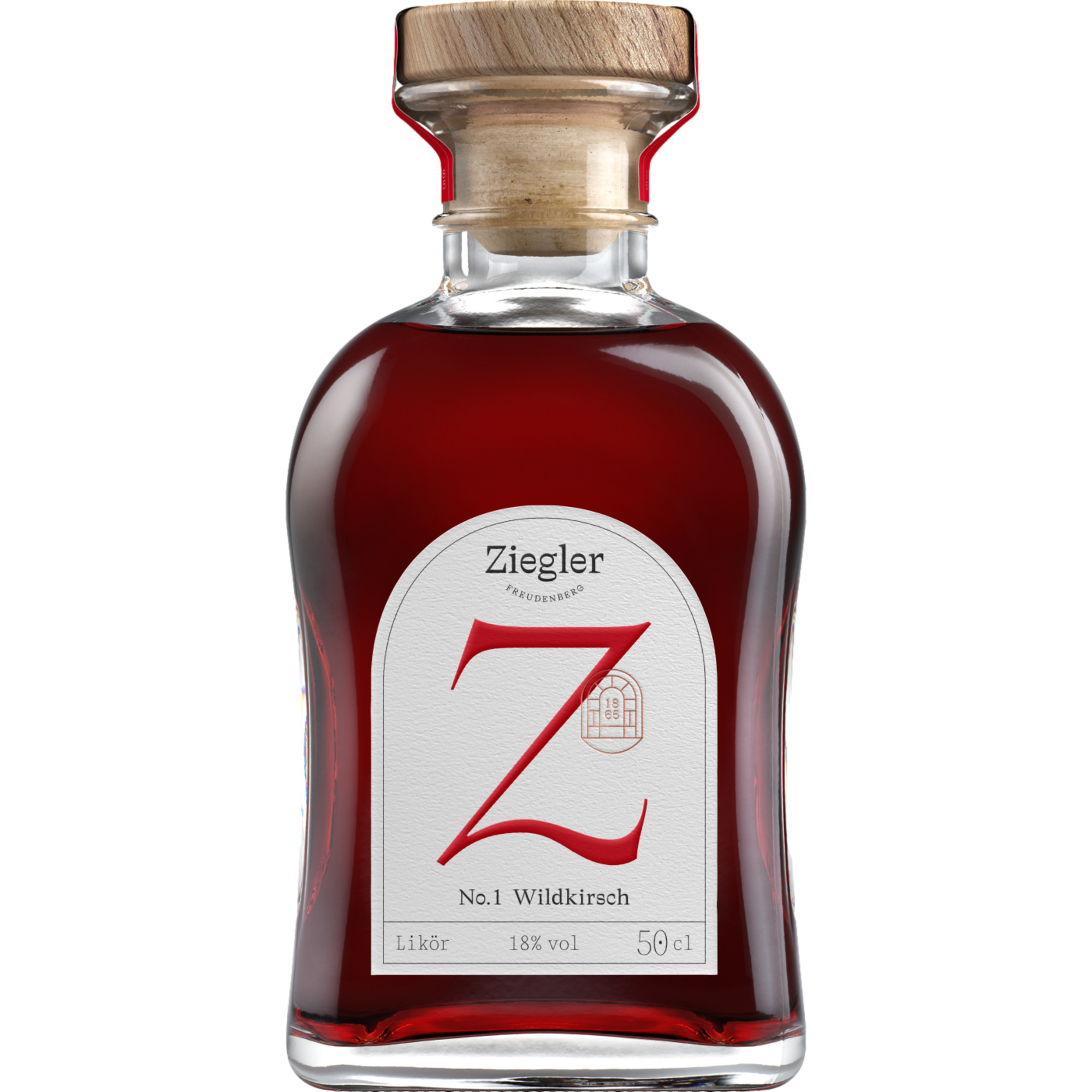 Ziegler No. 1 Wildkirsche-Likör, Deutschland, 0,5 L, 18% Vol., Spirituosen