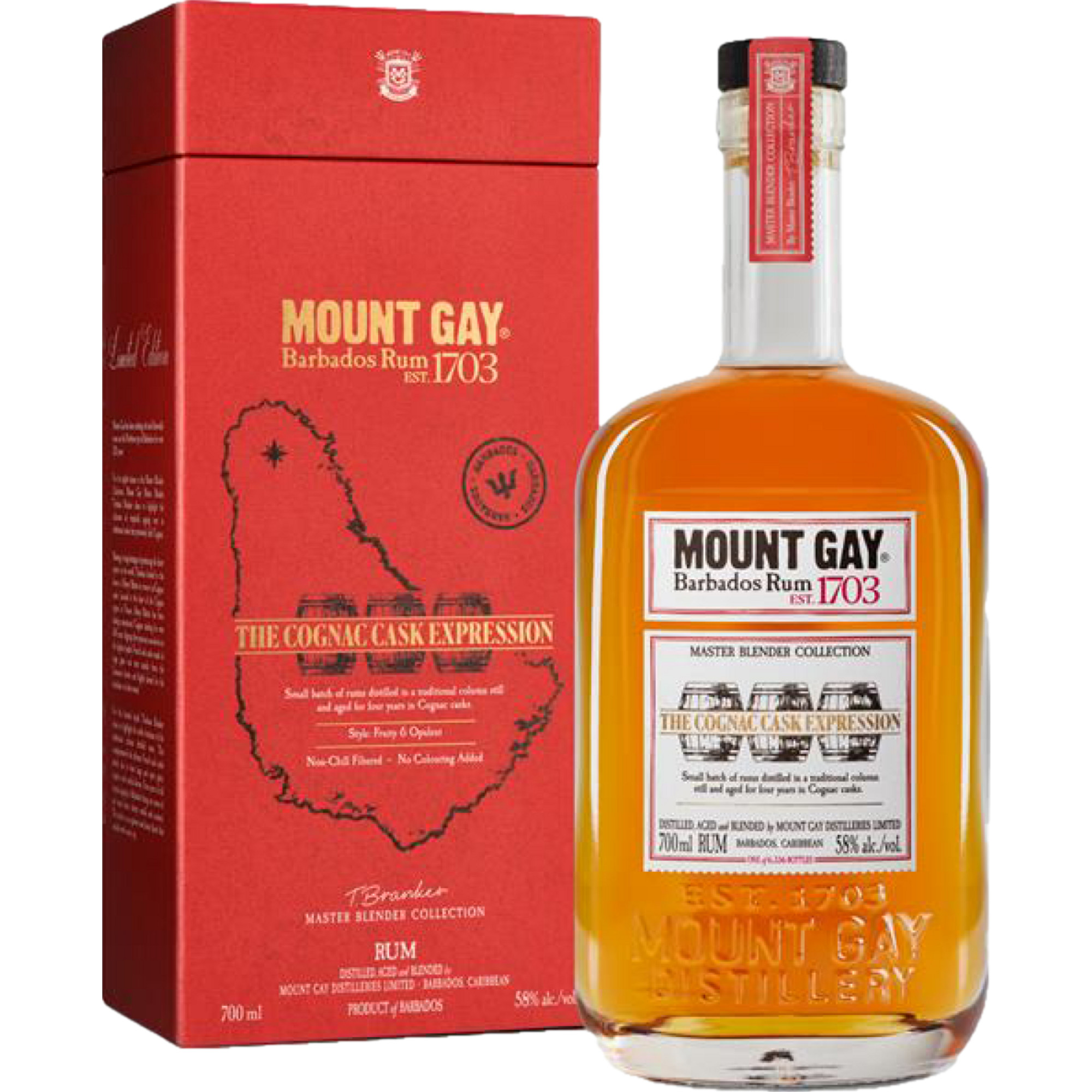 Image of Mount Gay Master Blender Collection Rum, Barbados, 0,7 L, 58% Vol., Spirituosen