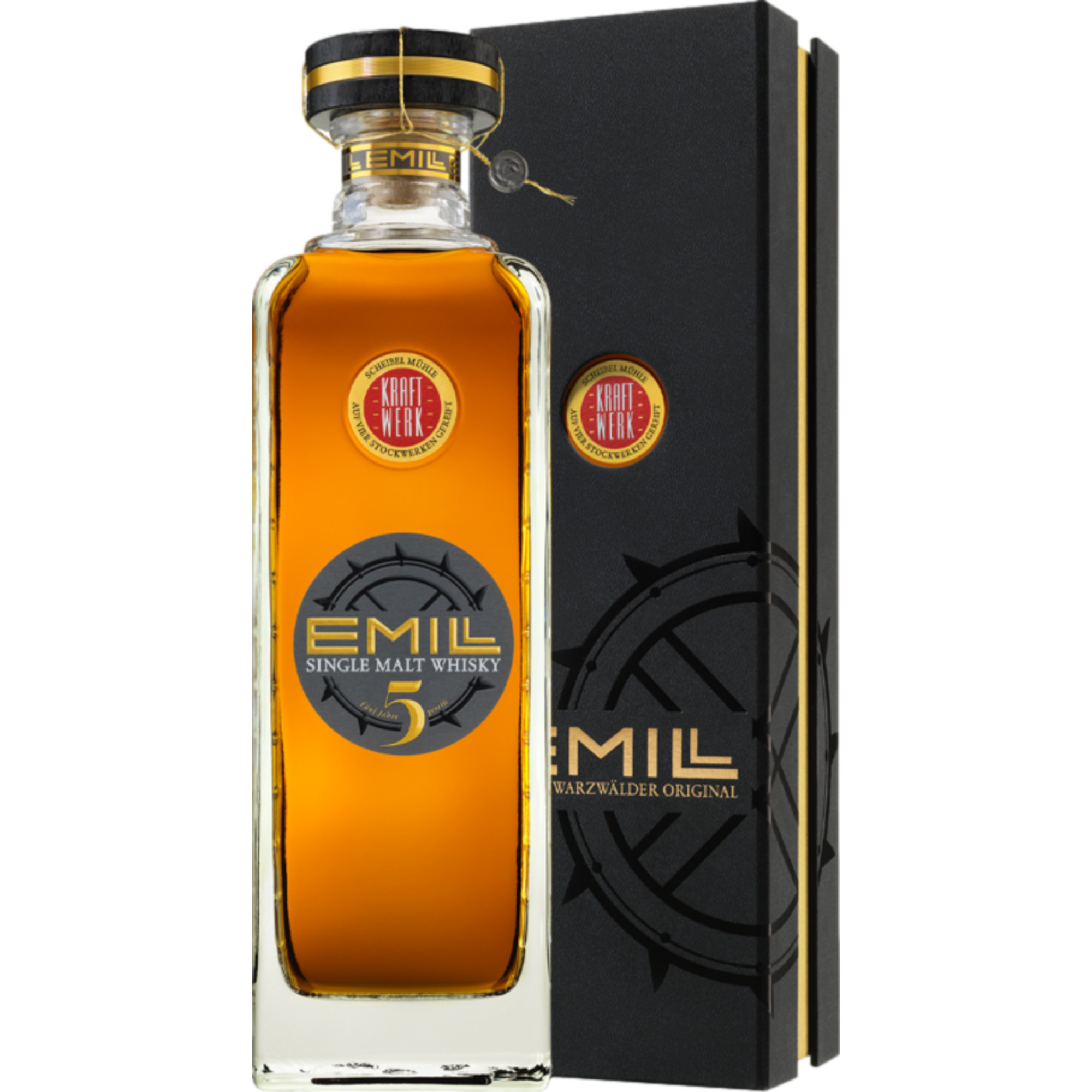 Emill Kraftwerk Single Malt Whisky, Deutschland, 0,7 L, 58,7% Vol., Spirituosen