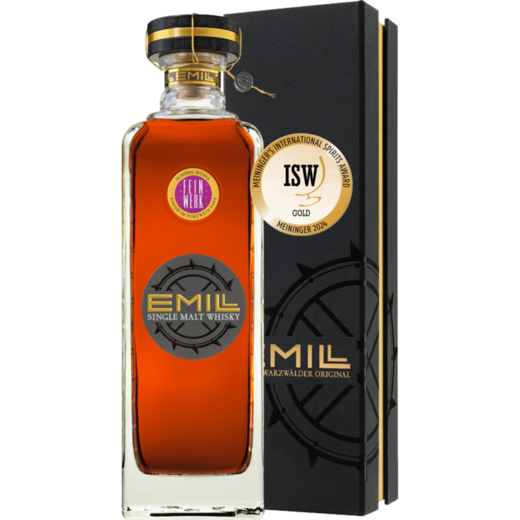 Emill Feinwerk Single Malt Whisky, Deutschland, 0,7 L, 42% Vol., Spirituosen
