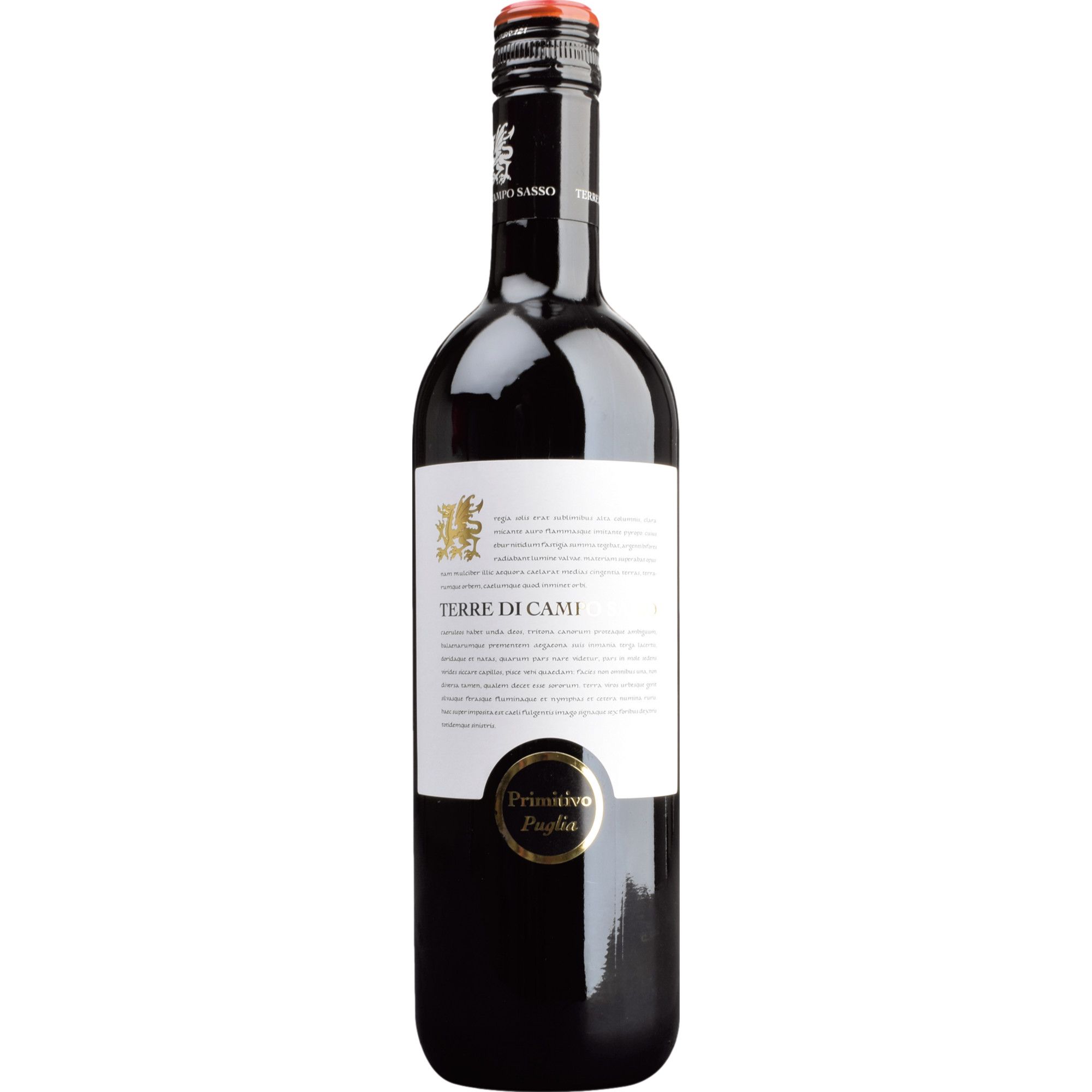 Terre di Campo Sasso Primitivo, Puglia IGP, Apulien, 2023, Rotwein