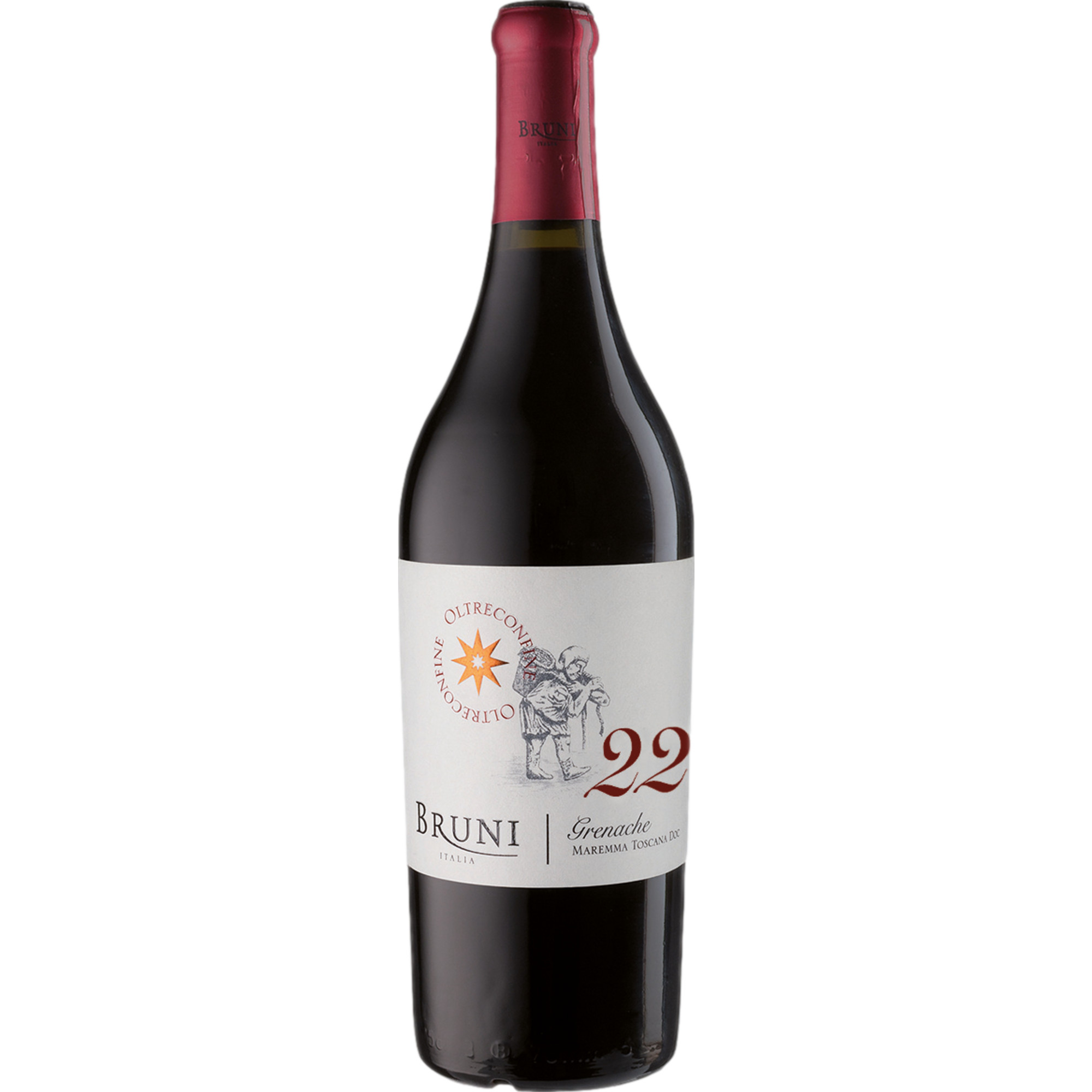 Azienda Agricola Bruni Oltrecofine Grenache, Maremma Toscana DOC, Toskana, 2022, Rotwein