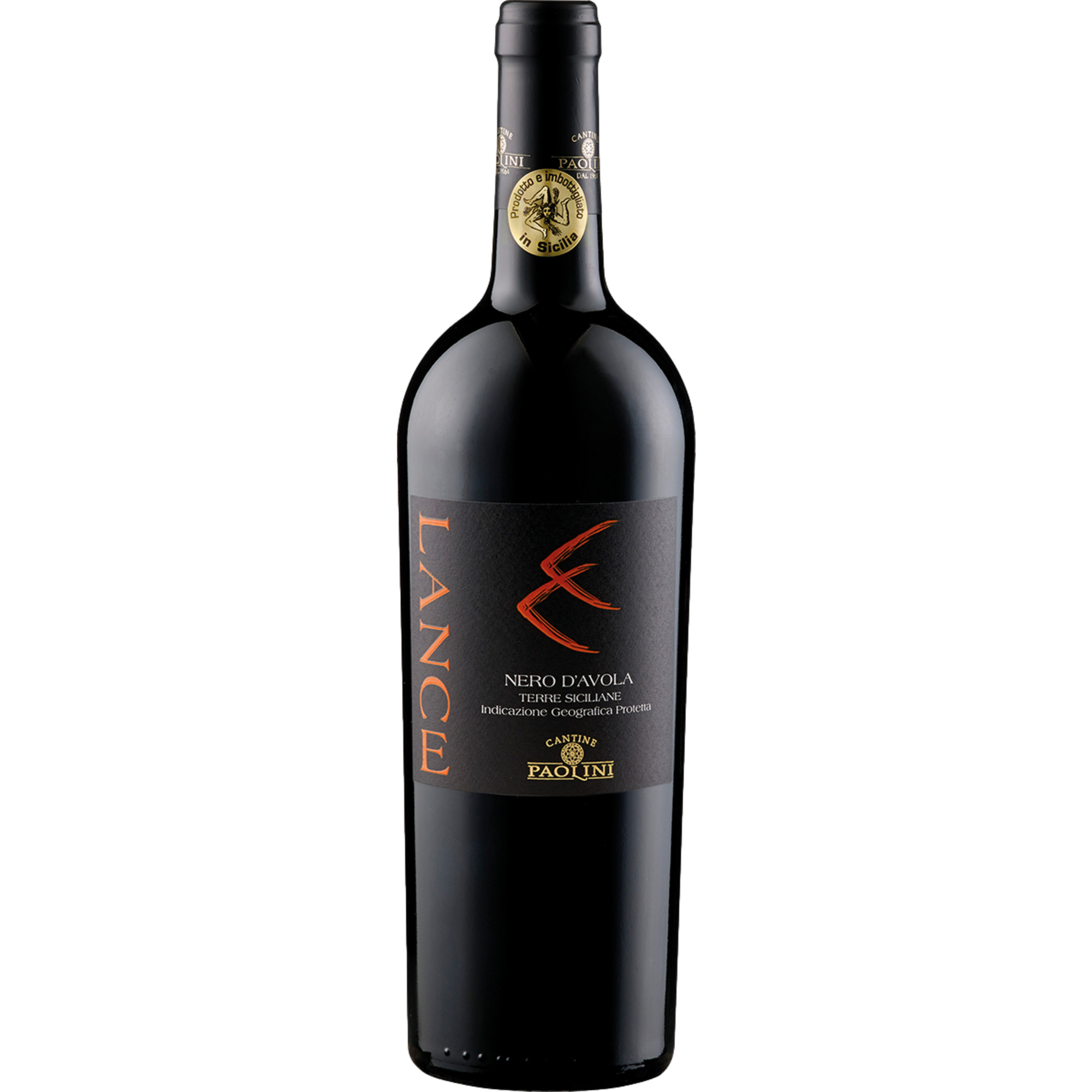 Cantine Paolini Lance Nero D'Avola, Sicilia DOC, Sizilien, 2025, Rotwein