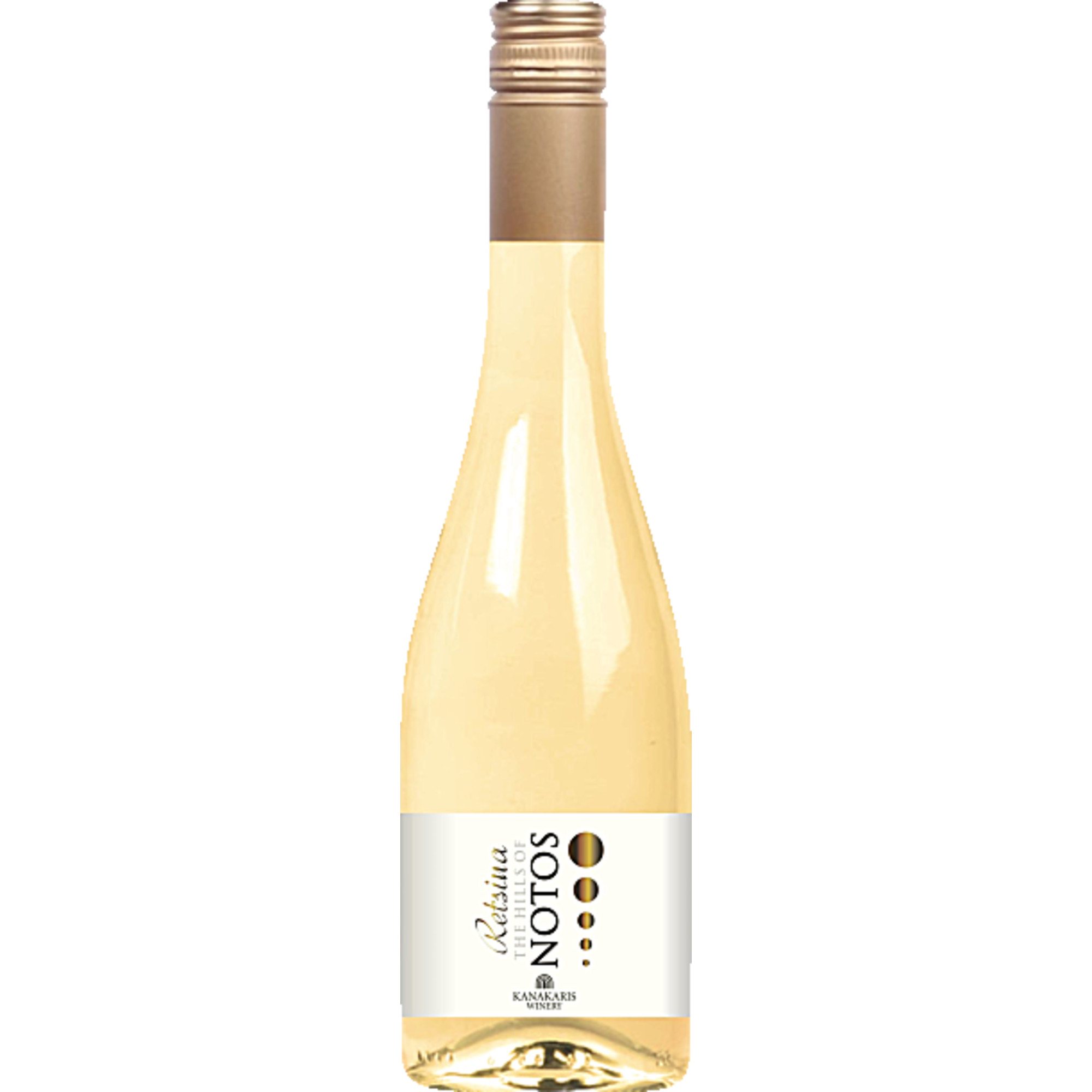 NOTOS Retsina, Wein aus Griechenland, 0,5 L, Peloponnes, Weißwein