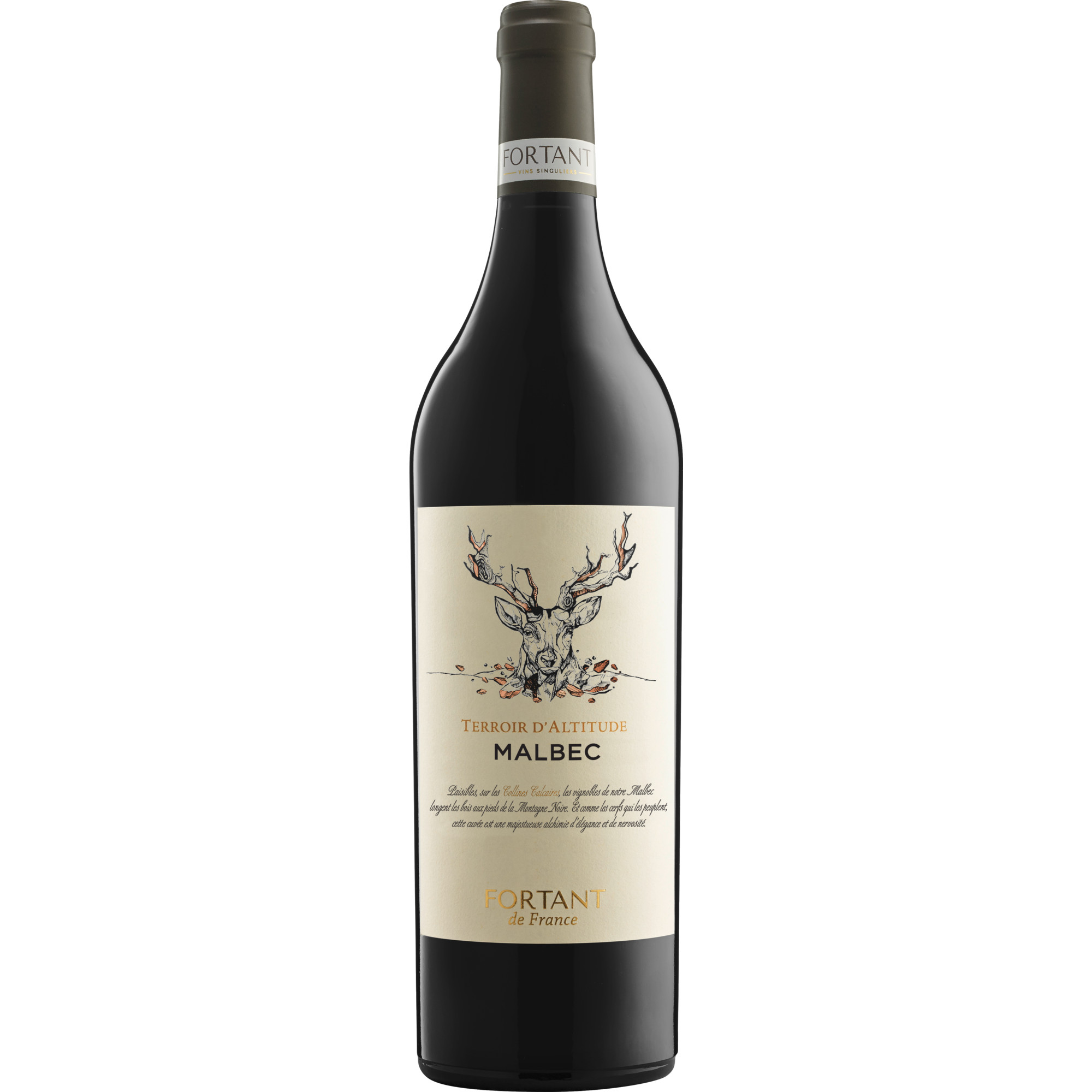 Terroir d'Altitude Malbec, Pays d'Oc IGP, Languedoc-Roussillon, 2024, Rotwein