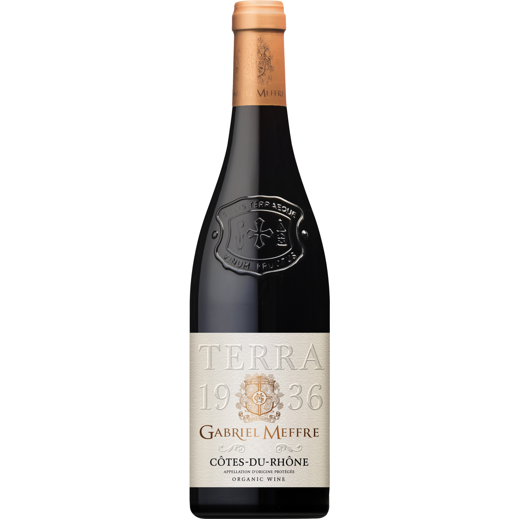 Image of Gabriel Meffre Côtes du Rhône Rouge Bio, Côtes du Rhône AOP, Rhône, 2021, Rotwein