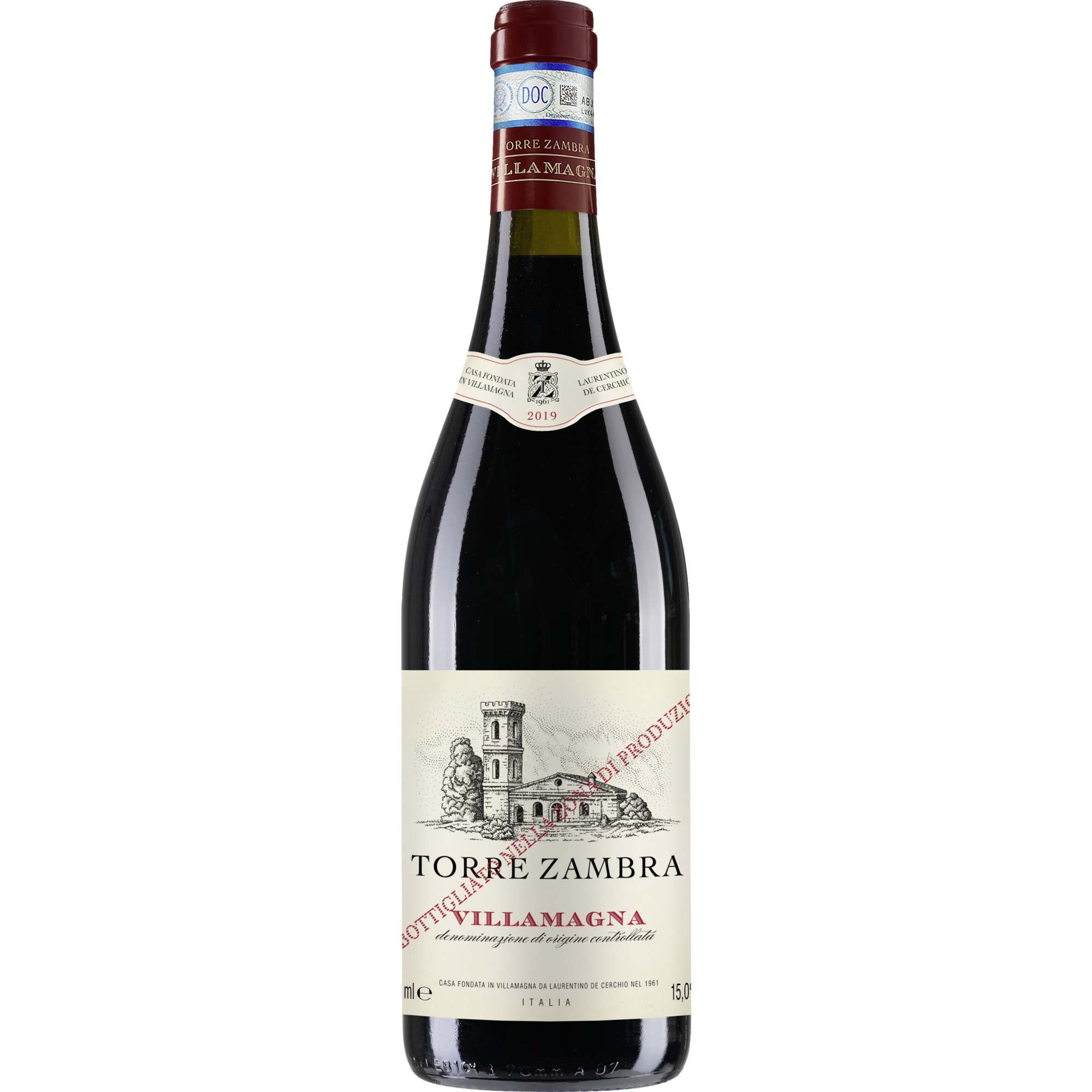 Torre Zambra Villamagna Bio, Villamagna DOC, Magnum, Abruzzen, 2022, Rotwein