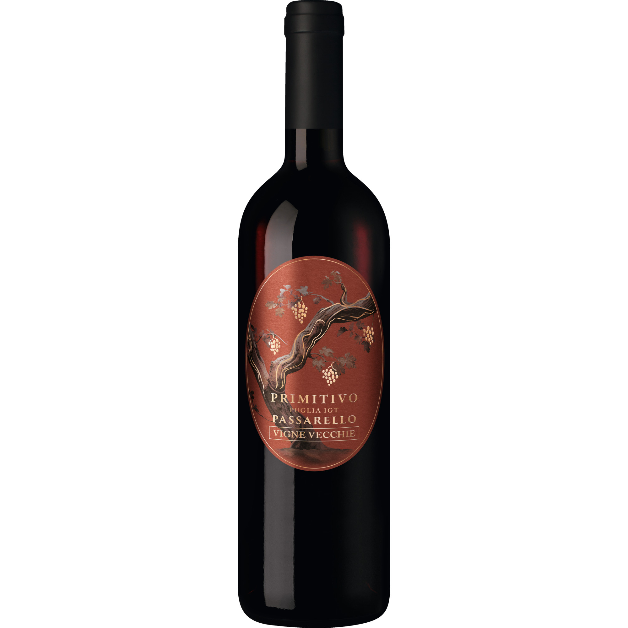 Image of Passarello Primitivo Vigne Vecchie, Puglia IGT, Apulien, 2025, Rotwein
