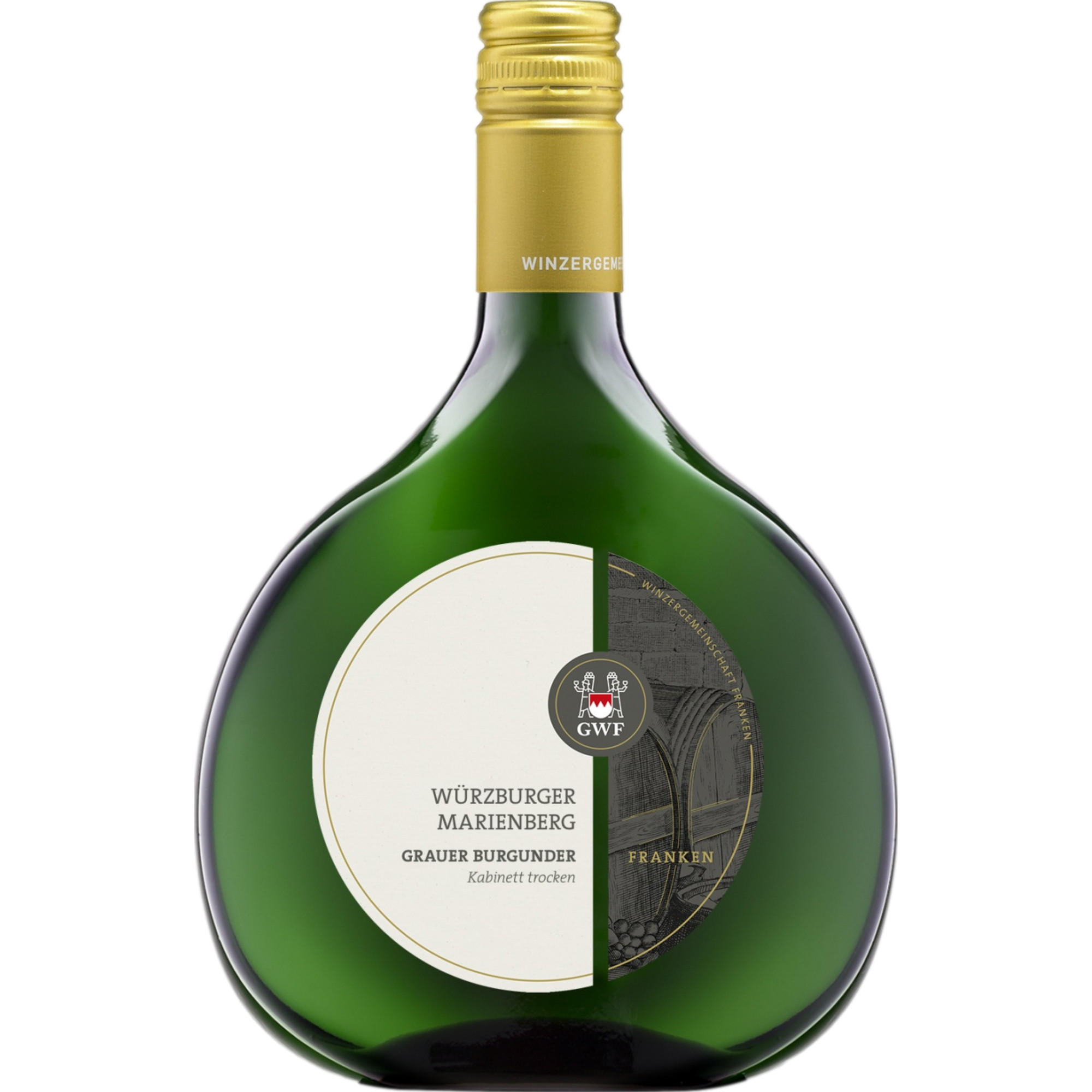 Würzburger Marienberg Grauer Burgunder Kabinett, Trocken, Franken, Franken, 2024, Weißwein