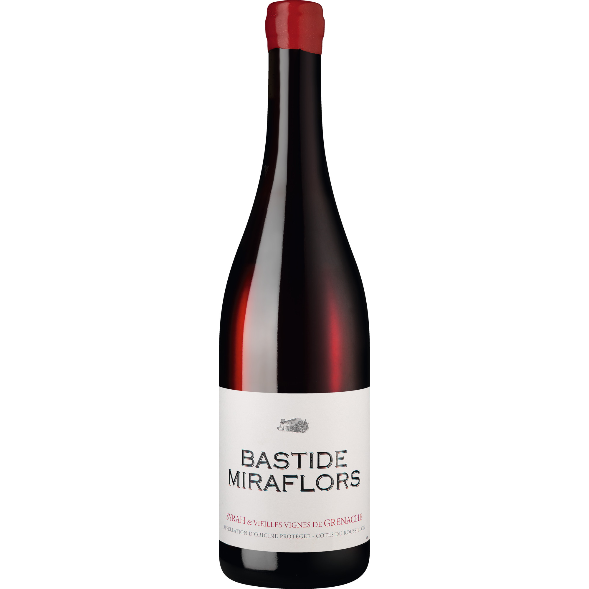 Bastide Miraflors, Côtes du Roussillon AOP, Languedoc-Roussillon, 2023, Rotwein