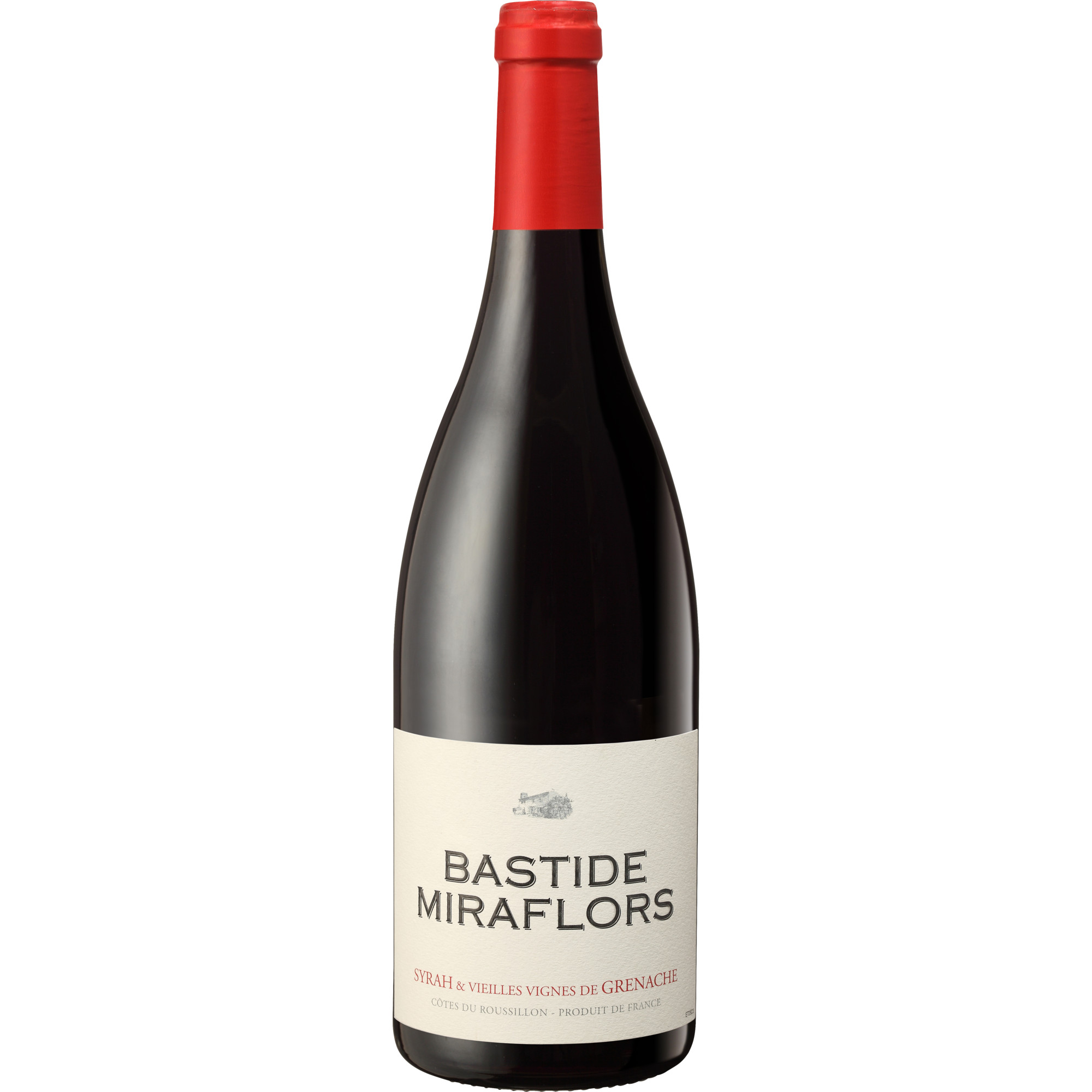 Bastide Miraflors, Côtes du Roussillon AOP, Languedoc-Roussillon, 2023, Rotwein