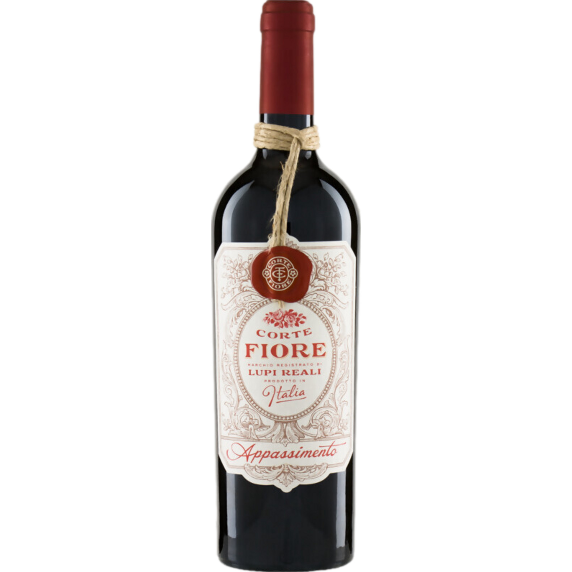 Passione Natura Corte Fiore Rosso Bio, Puglia IGP, Holzkiste, Apulien, 2024, Rotwein