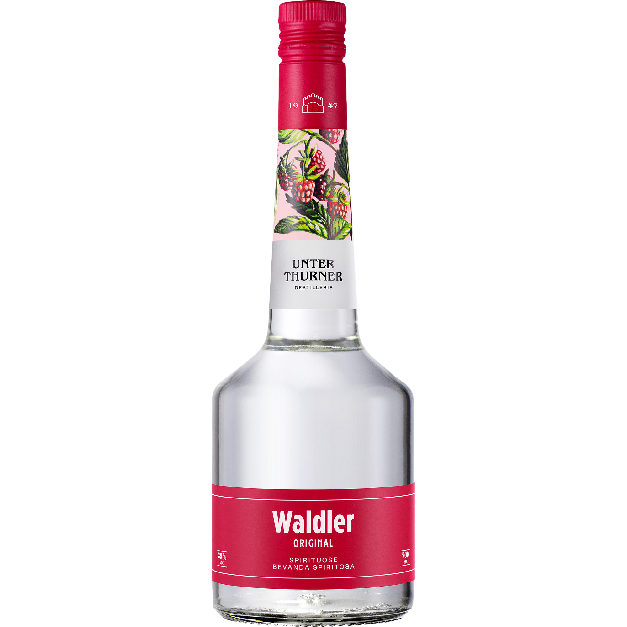 Unterthurner Waldler Original Classic, 0,7 L, 39% Vol., Spirituosen