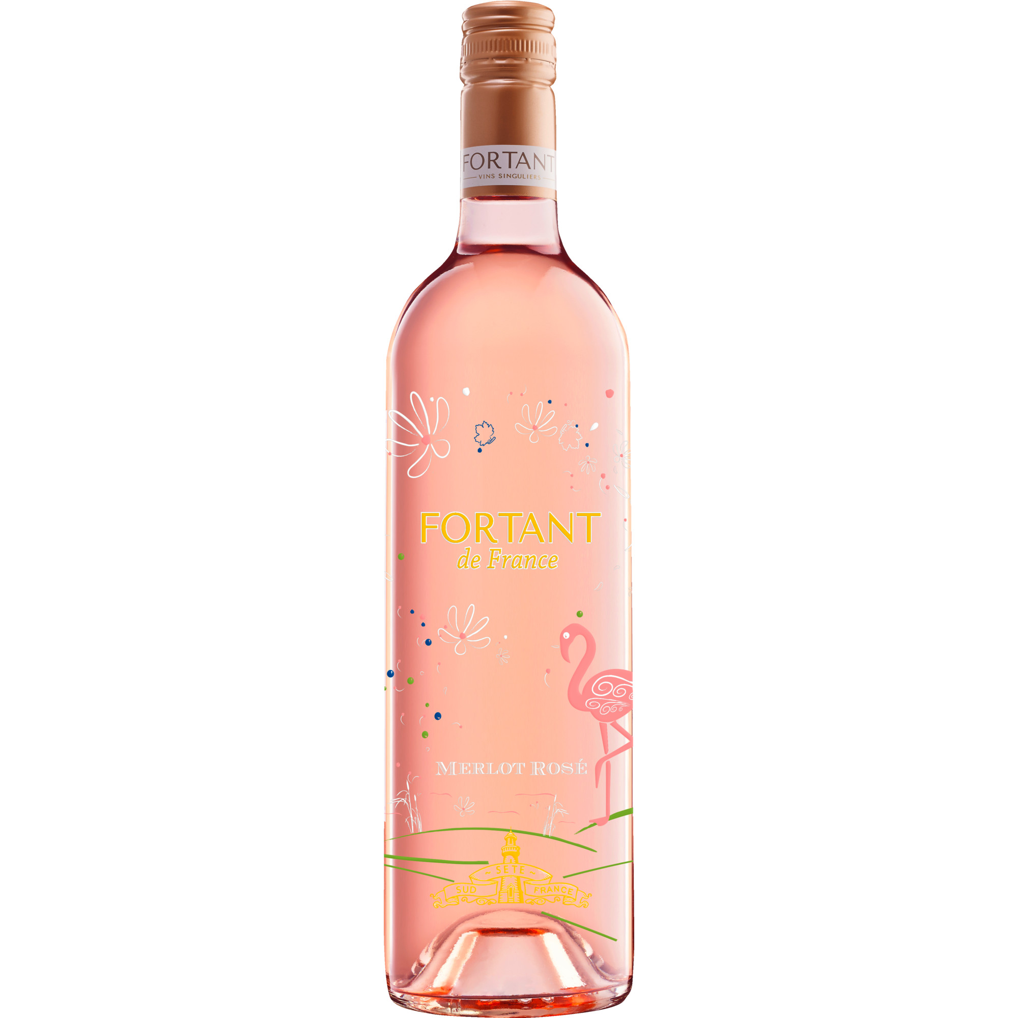 Fortant de France Merlot Rosé Special Edition, Pays d'Oc IGP, Languedoc-Roussillon, 2024, Roséwein