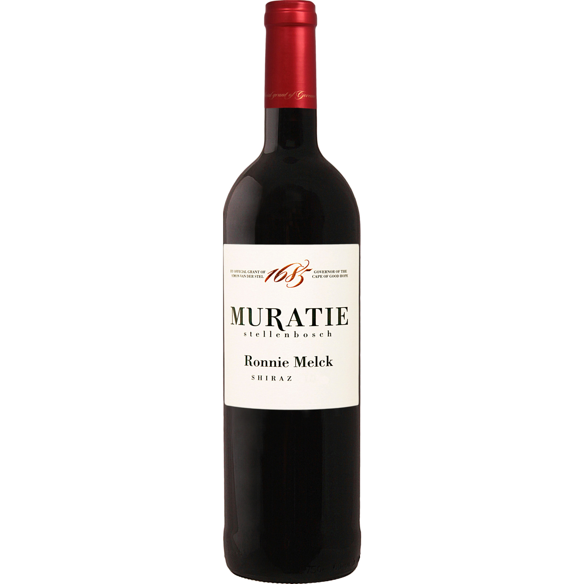 Muratie Ronnie Melck Shiraz, WO Stellenbosch, Wine of South Africa, 2020, Rotwein