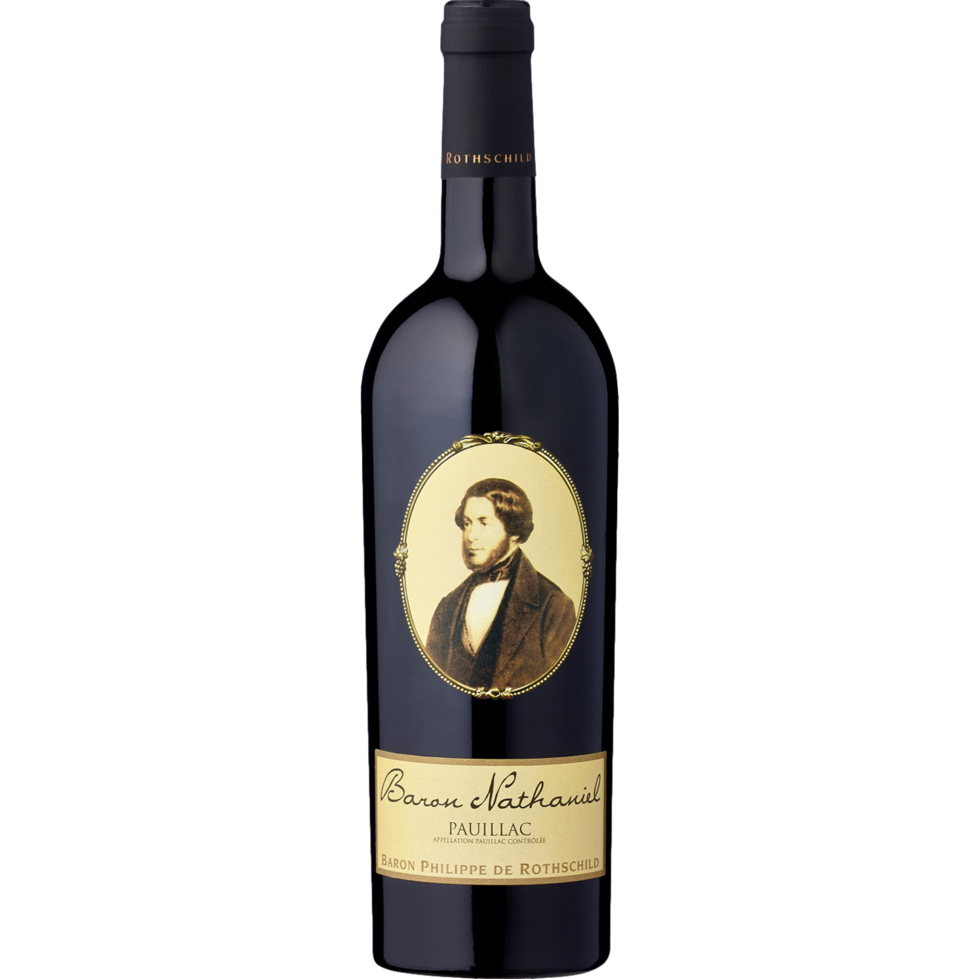 Baron Nathaniel Pauillac, Pauillac AOP, Bordeaux, 2021, Rotwein