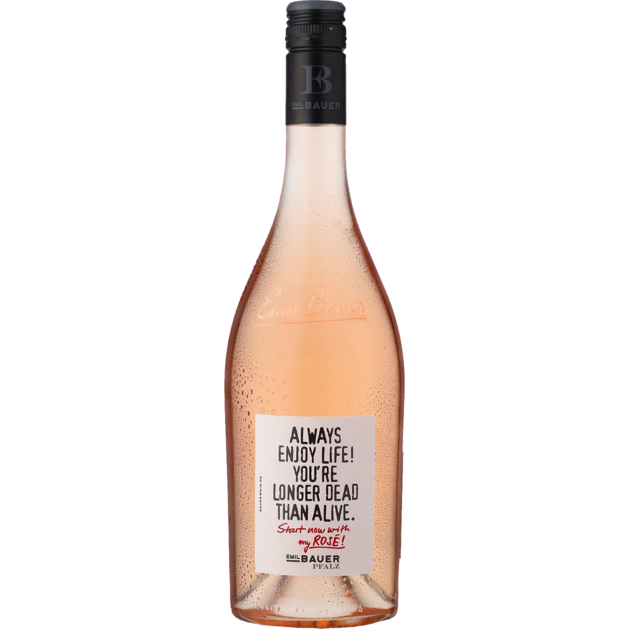 Bauer Enjoy Pinot Noir Rosé, Trocken, Pfalz, Pfalz, 2024, Roséwein