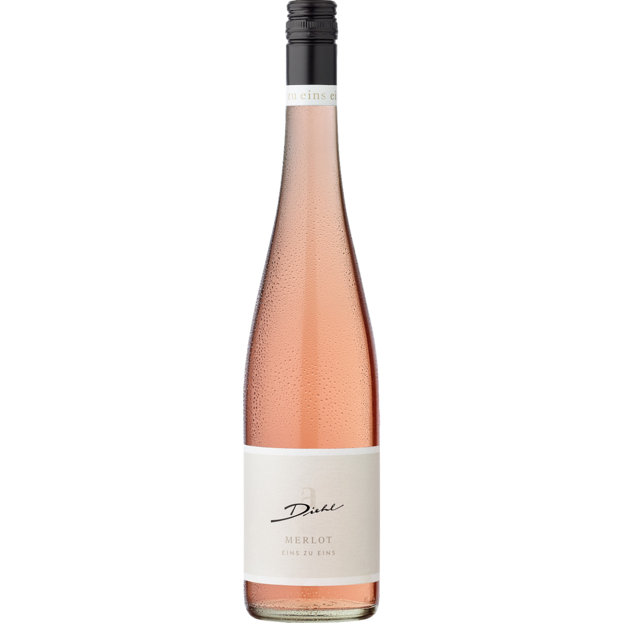 Diehl Eins zu Eins Merlot Rosé, Feinherb, Pfalz, Pfalz, 2024, Roséwein