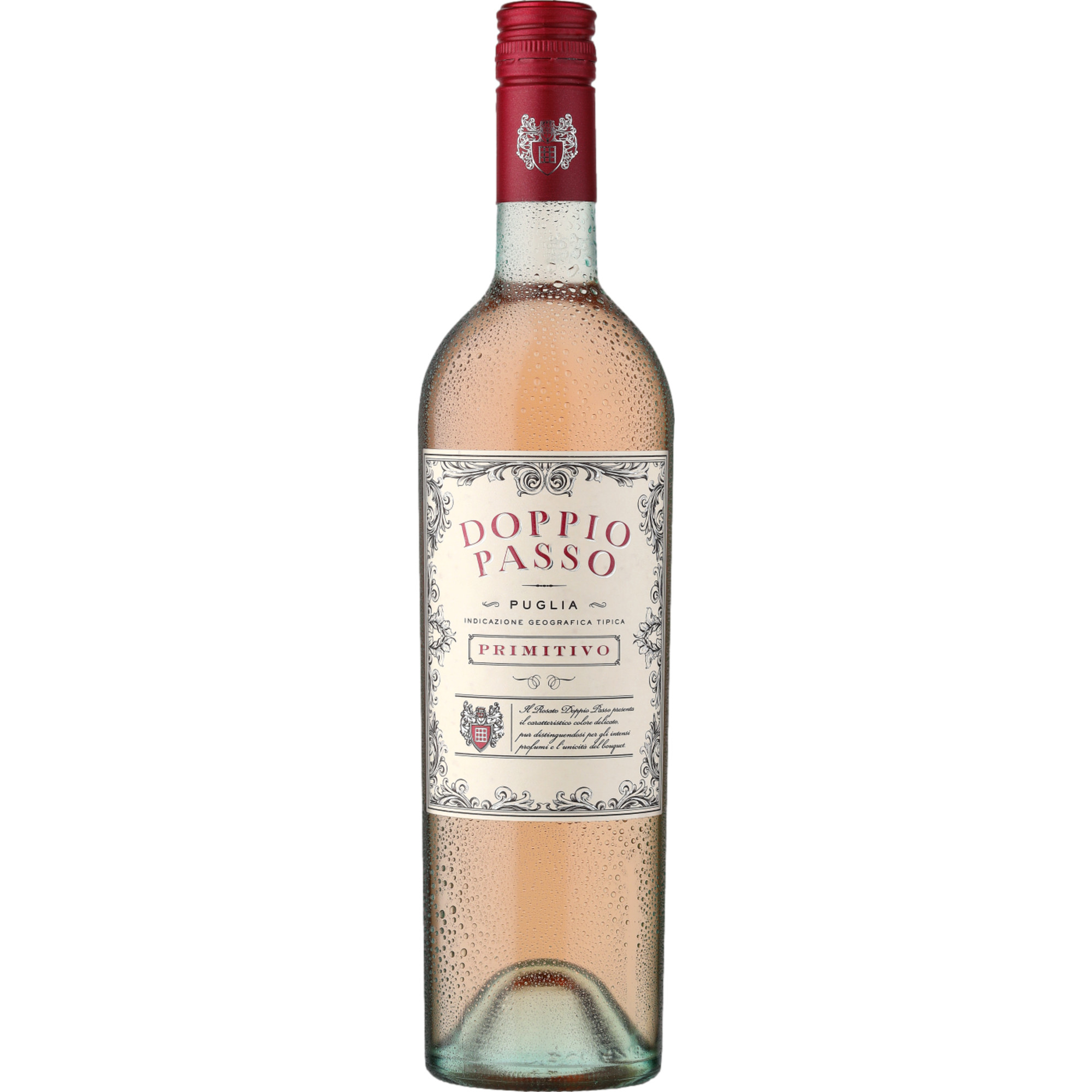 Doppio Passo Primitivo Rosato, Puglia IGP, Apulien, 2025, Roséwein