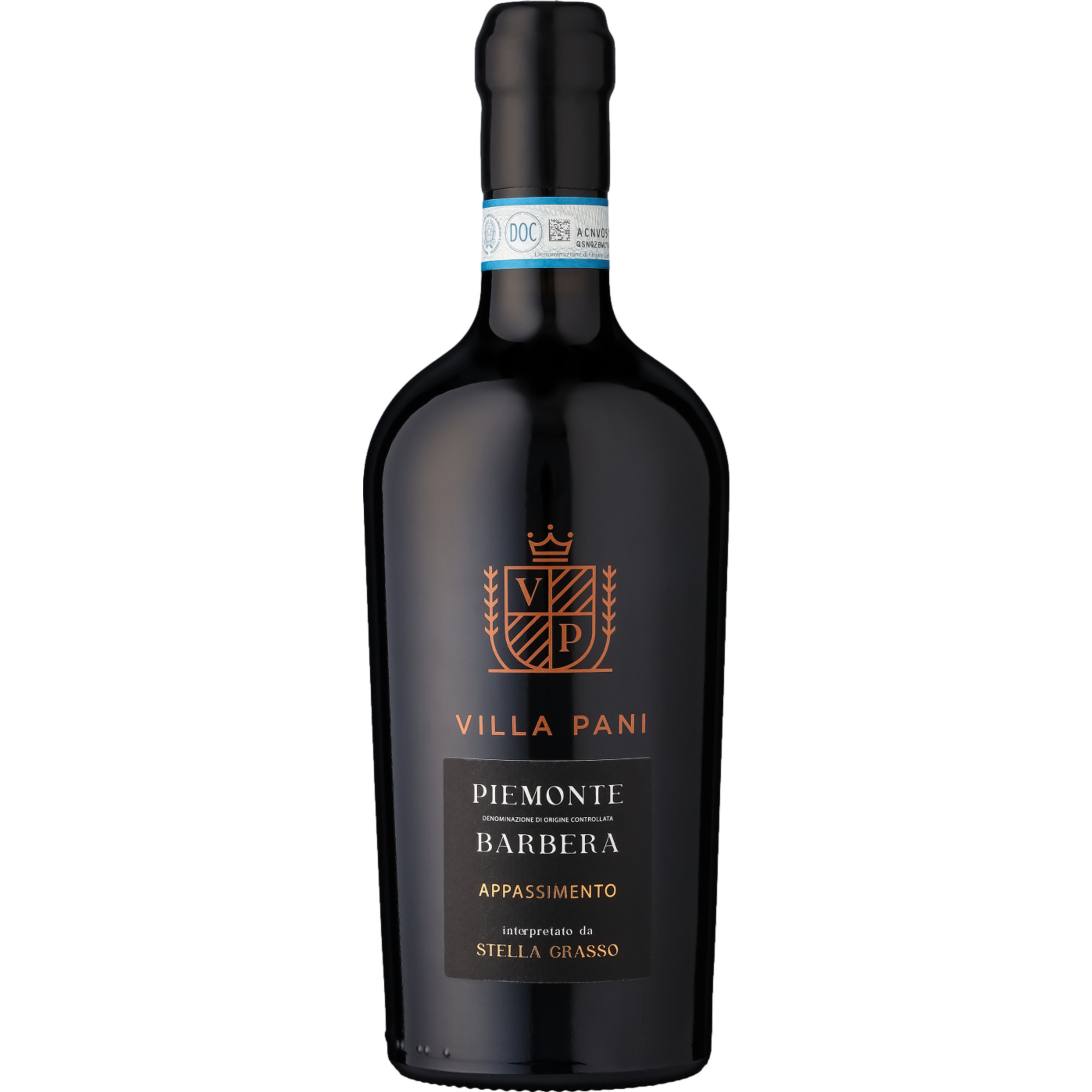 Villa Pani Barbera Appassimento, Piemonte DOC, Piemont, 2023, Rotwein